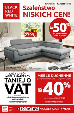 Gazetka Black Red White 25.09.2025 - 12.10.2025