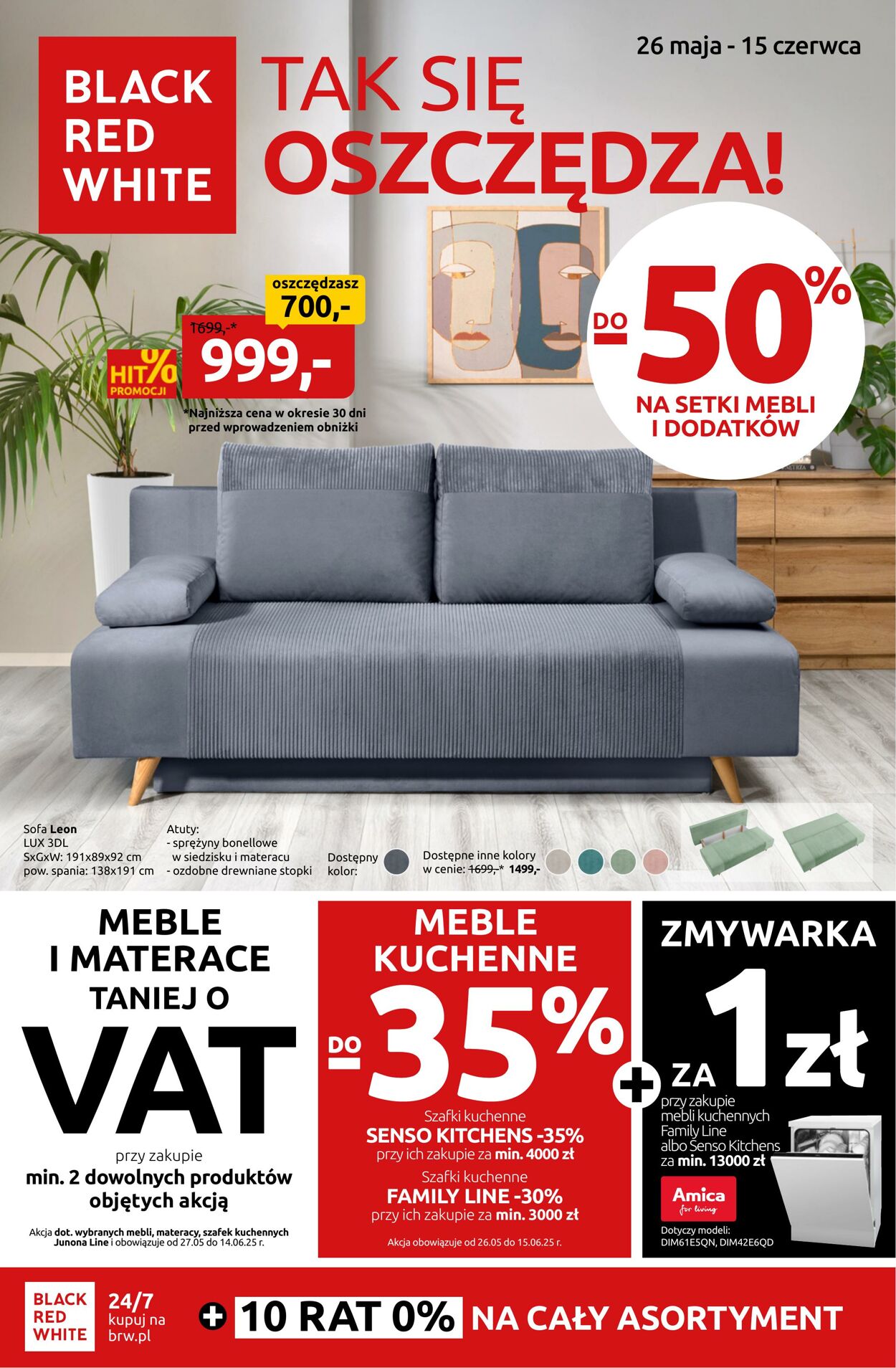 Gazetka Black Red White 26.05.2025 - 15.06.2025