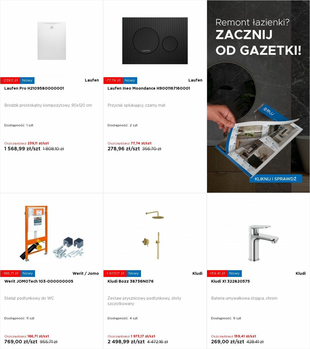Gazetka Blu Salony Łazienek 14.07.2025 - 20.07.2025