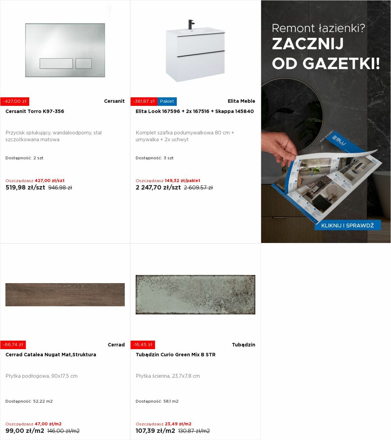 Gazetka Blu Salony Łazienek 28.07.2025 - 03.08.2025