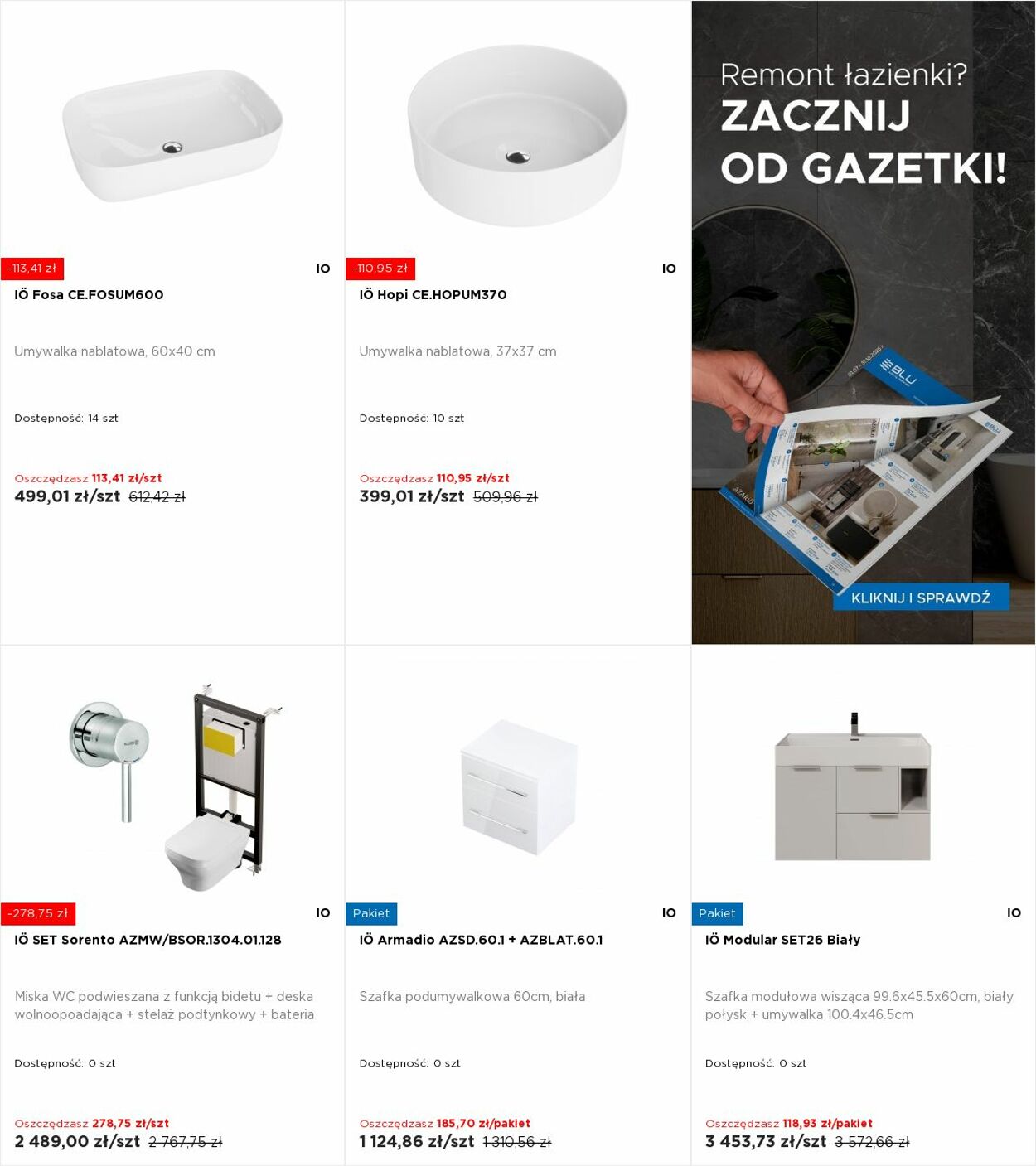 Gazetka Blu Salony Łazienek 28.07.2025 - 03.08.2025