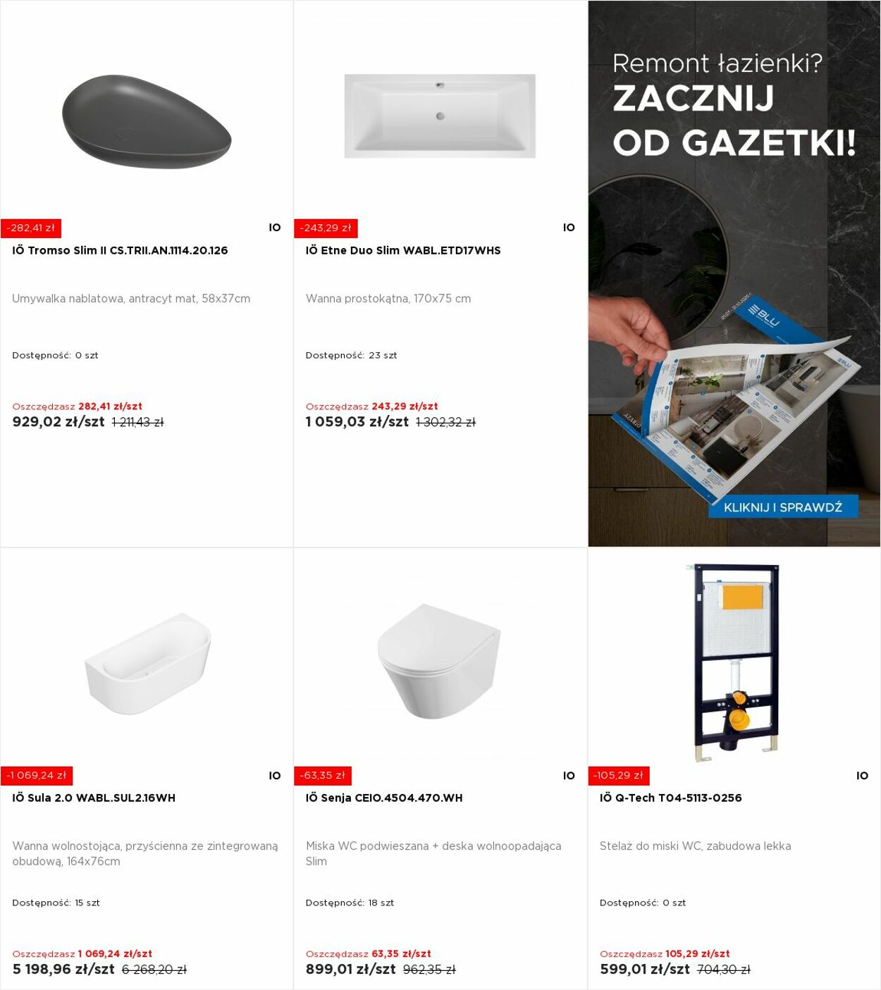 Gazetka Blu Salony Łazienek 28.07.2025 - 03.08.2025