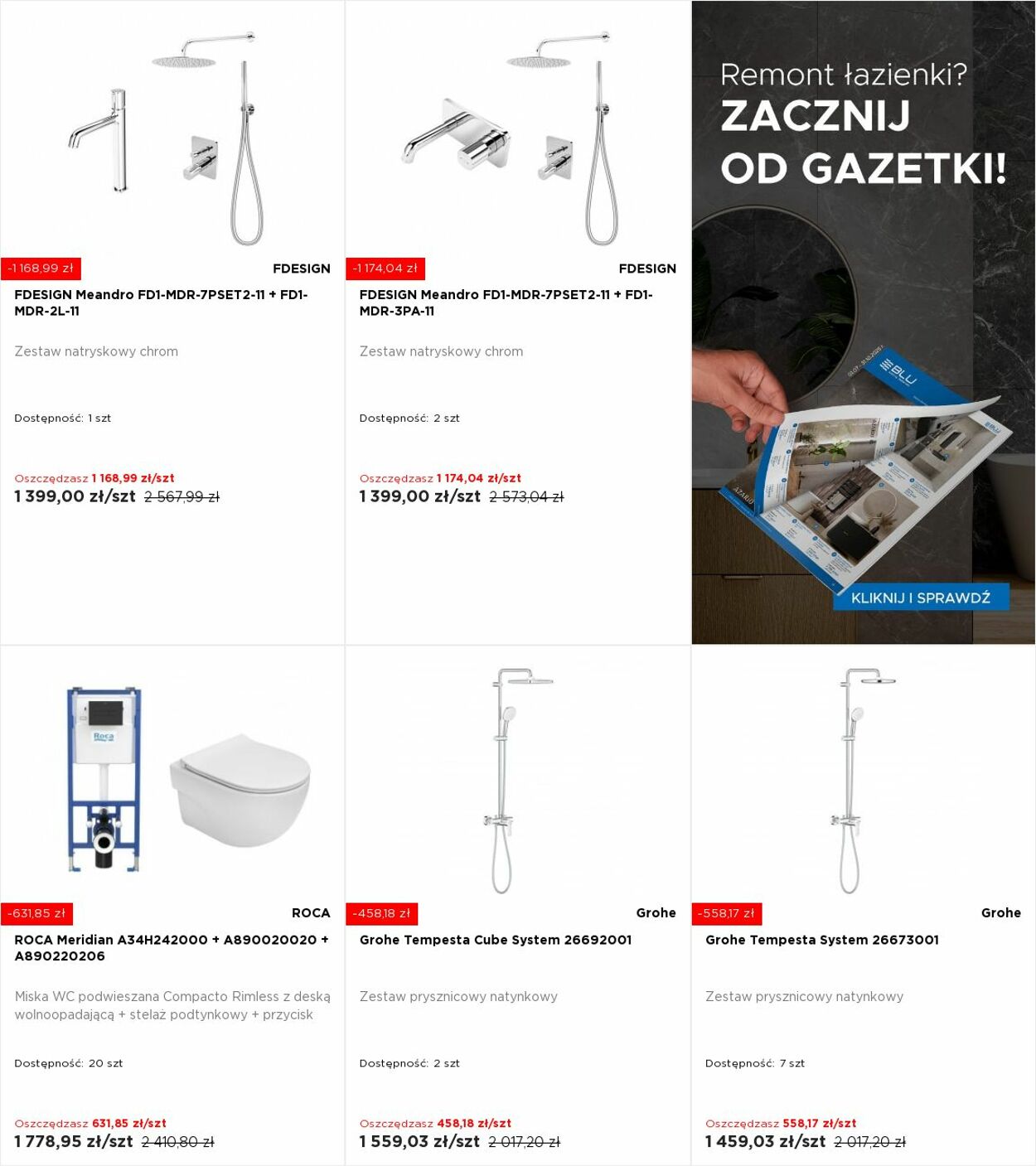 Gazetka Blu Salony Łazienek 28.07.2025 - 03.08.2025