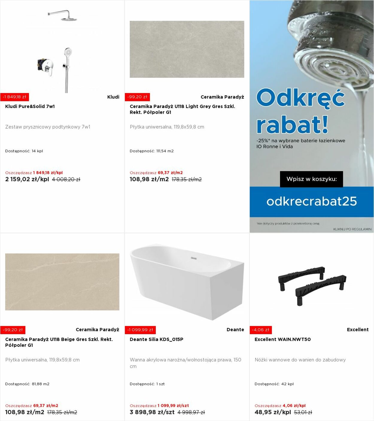 Gazetka Blu Salony Łazienek 28.07.2025 - 03.08.2025