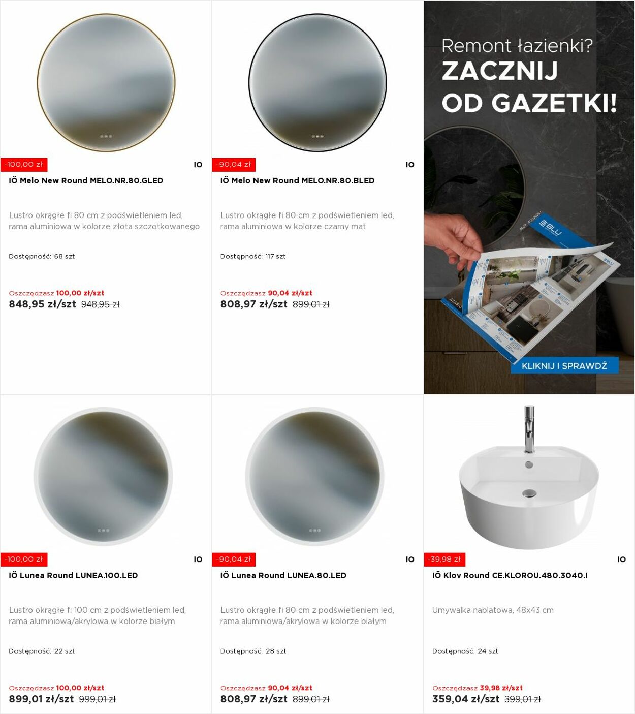 Gazetka Blu Salony Łazienek 28.07.2025 - 03.08.2025