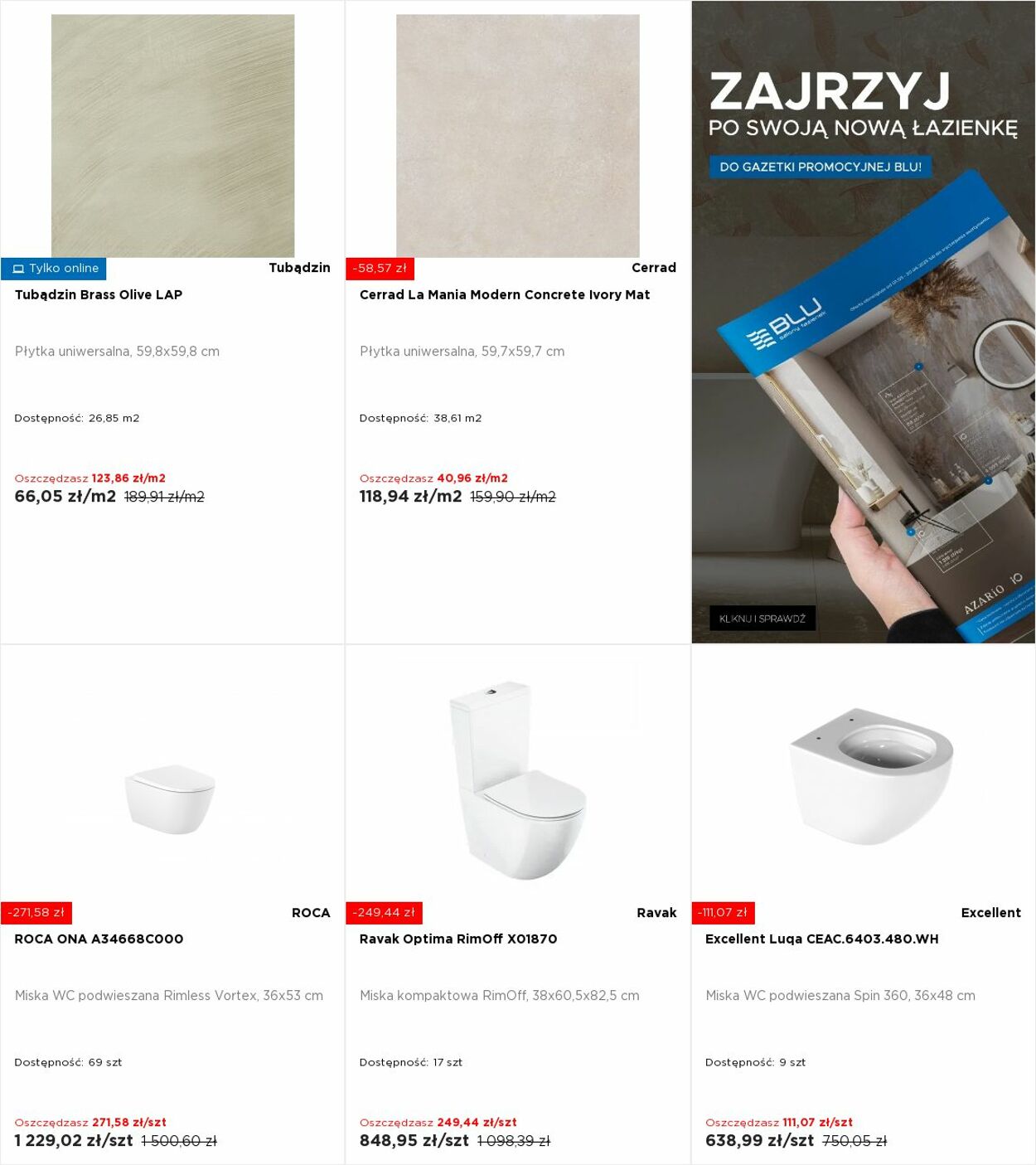 Gazetka Blu Salony Łazienek 30.06.2025 - 06.07.2025