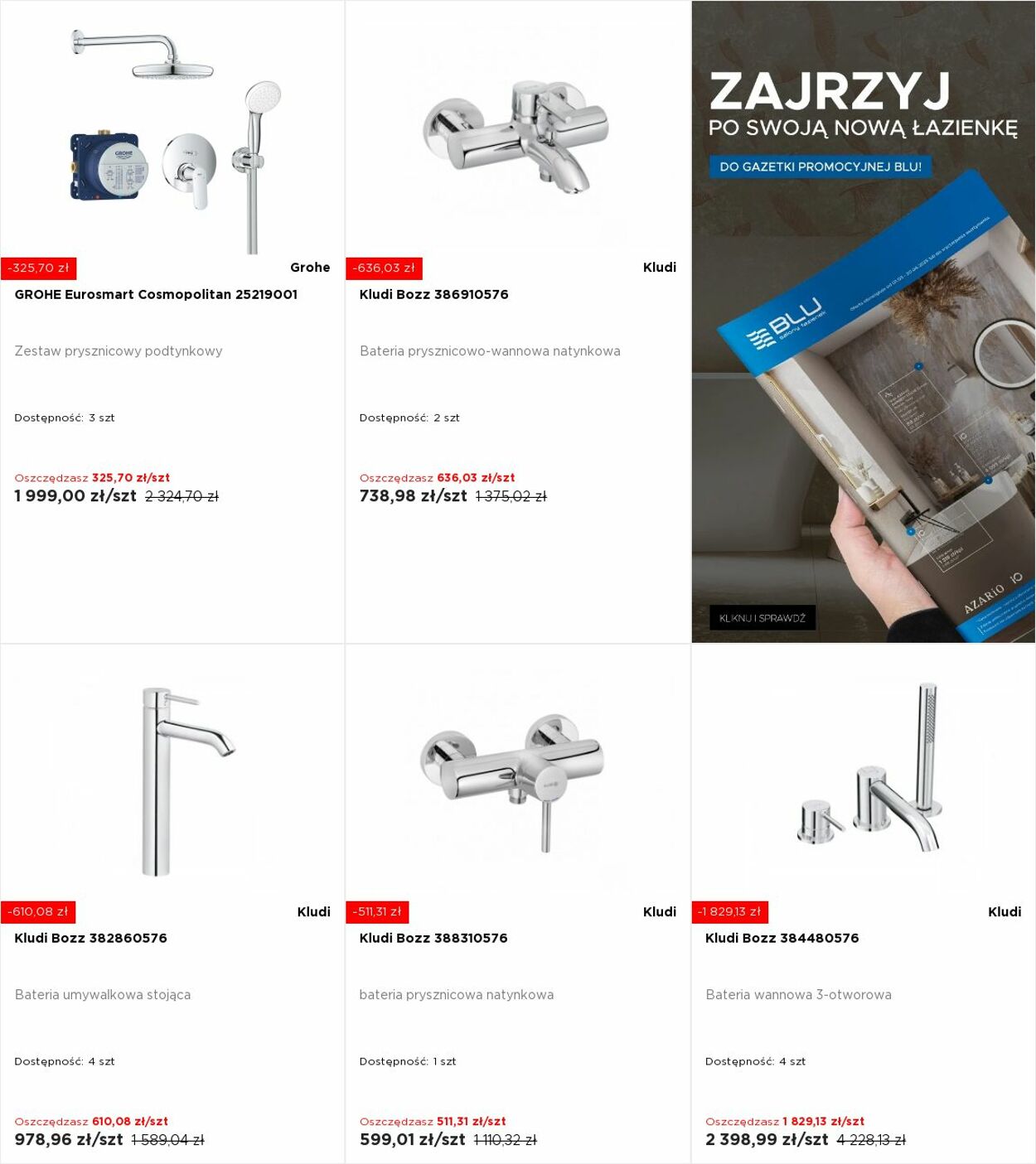 Gazetka Blu Salony Łazienek 30.06.2025 - 06.07.2025
