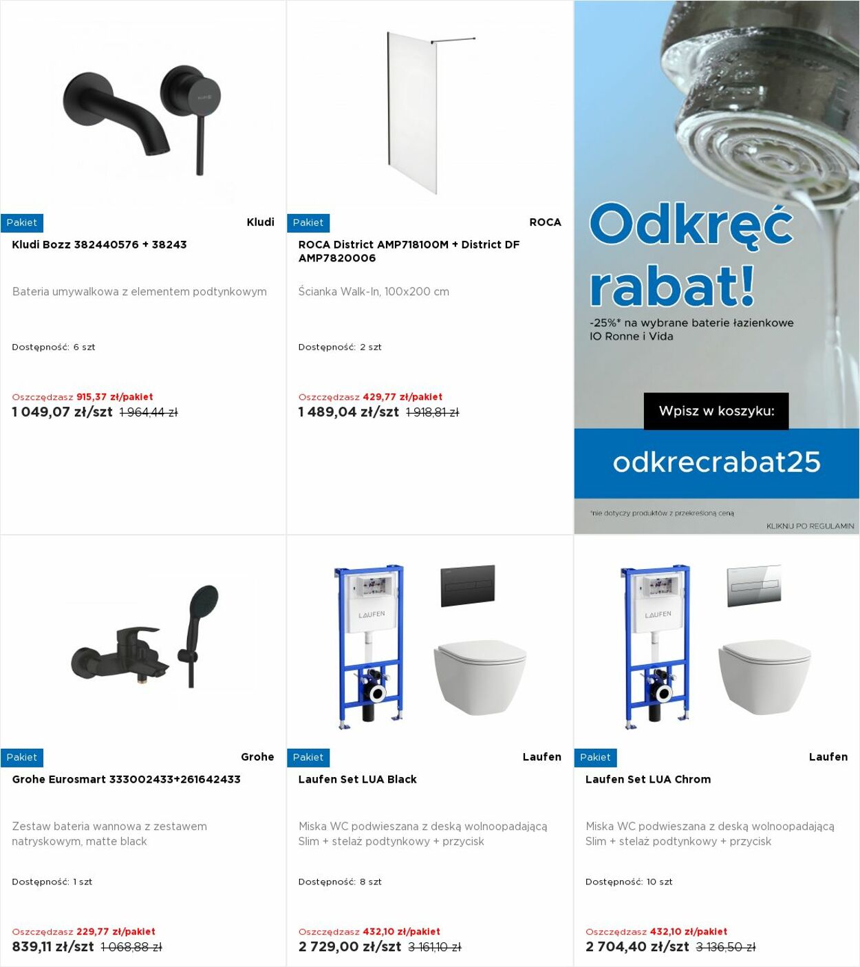 Gazetka Blu Salony Łazienek 30.06.2025 - 06.07.2025