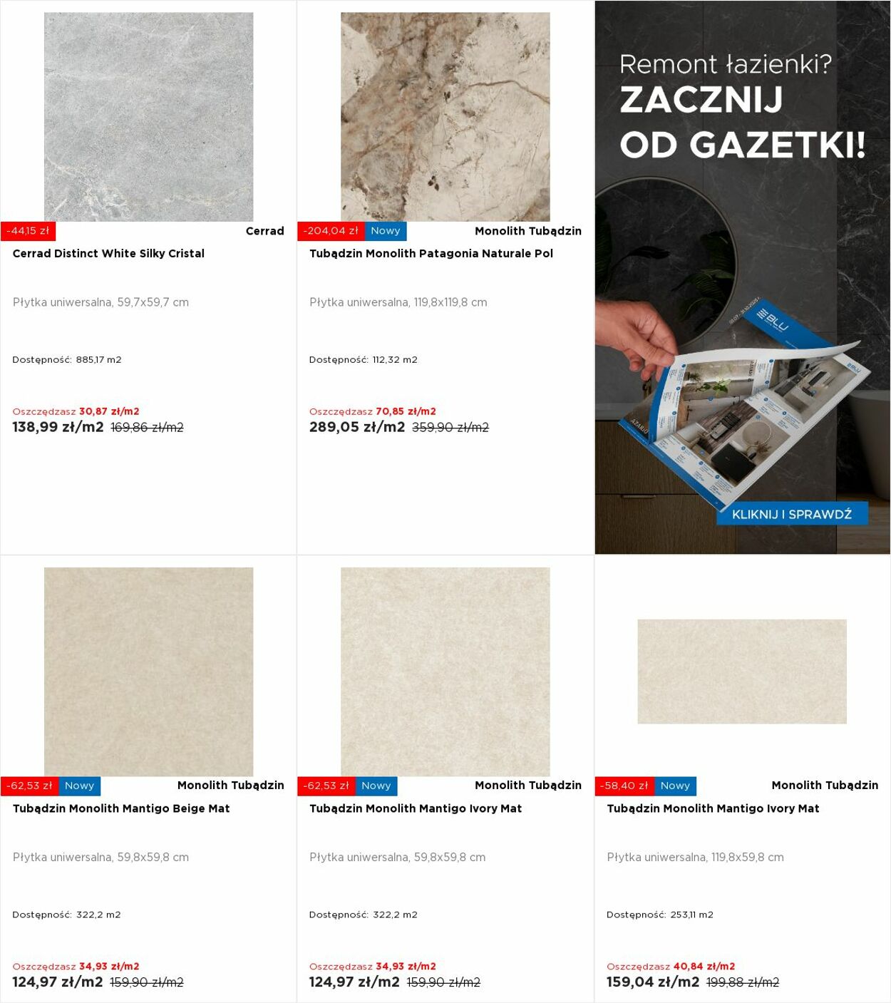 Gazetka Blu Salony Łazienek 21.07.2025 - 27.07.2025