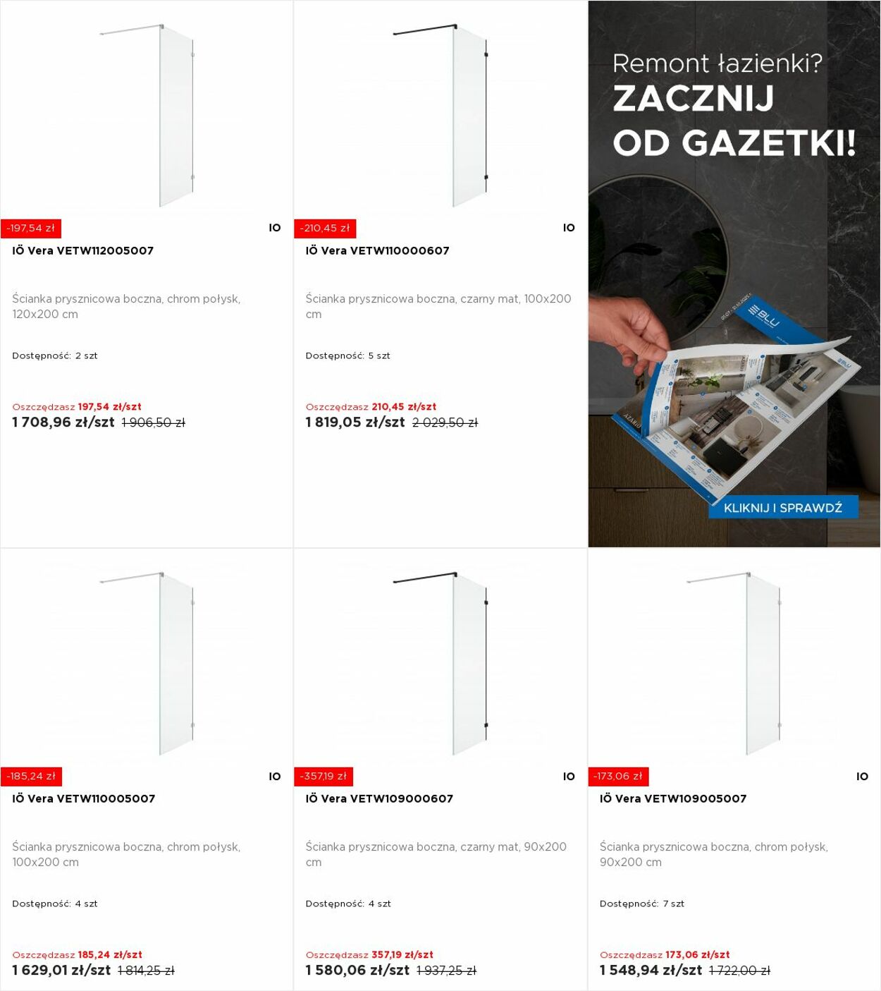 Gazetka Blu Salony Łazienek 21.07.2025 - 27.07.2025