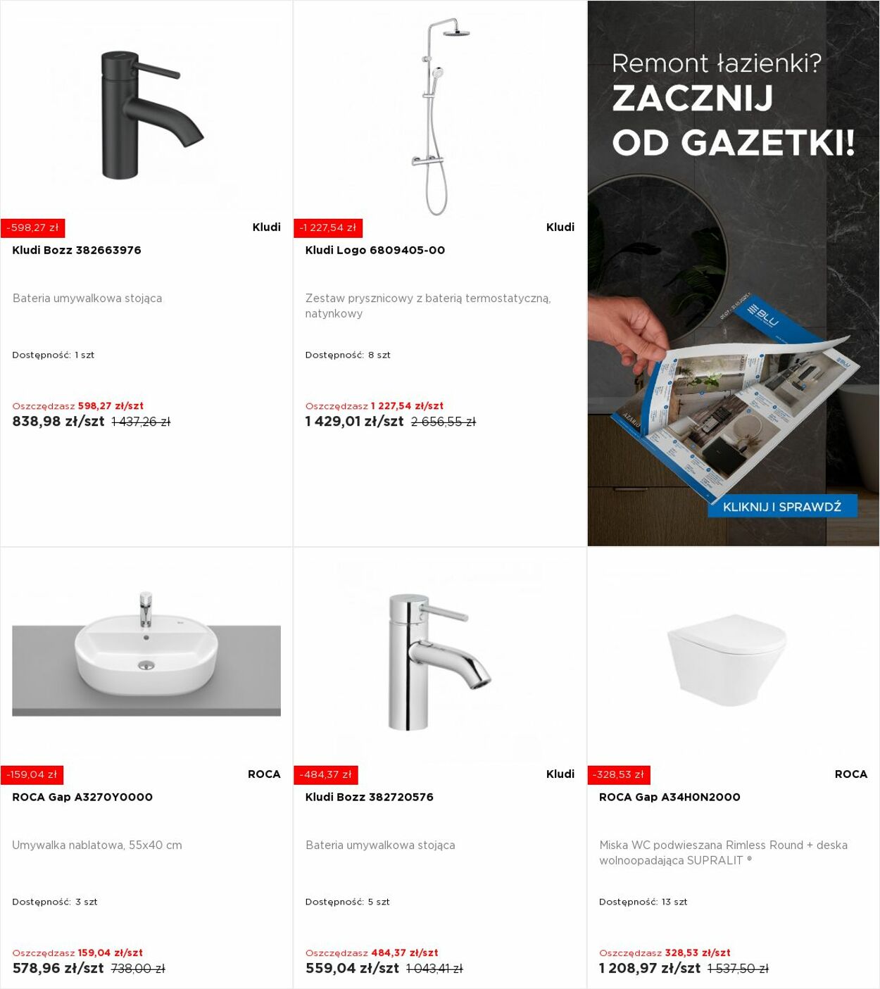 Gazetka Blu Salony Łazienek 21.07.2025 - 27.07.2025