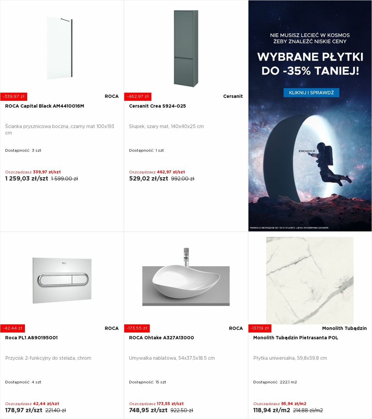 Gazetka Blu Salony Łazienek 21.07.2025 - 27.07.2025