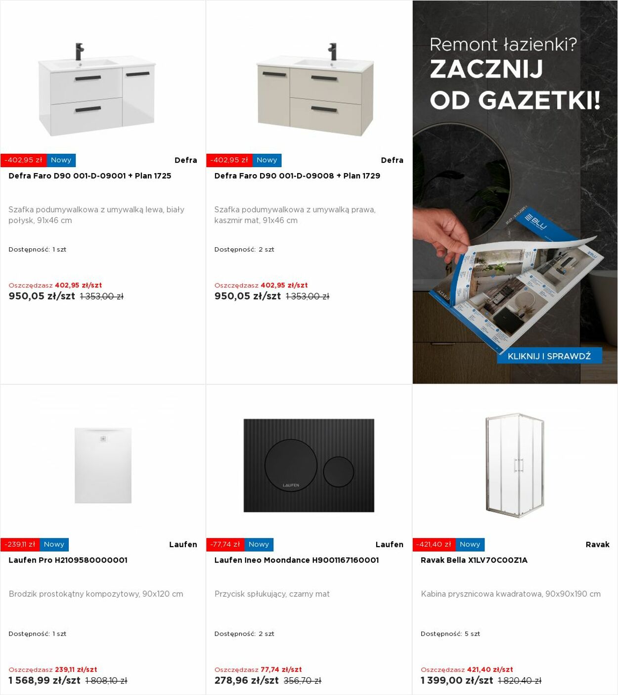 Gazetka Blu Salony Łazienek 21.07.2025 - 27.07.2025