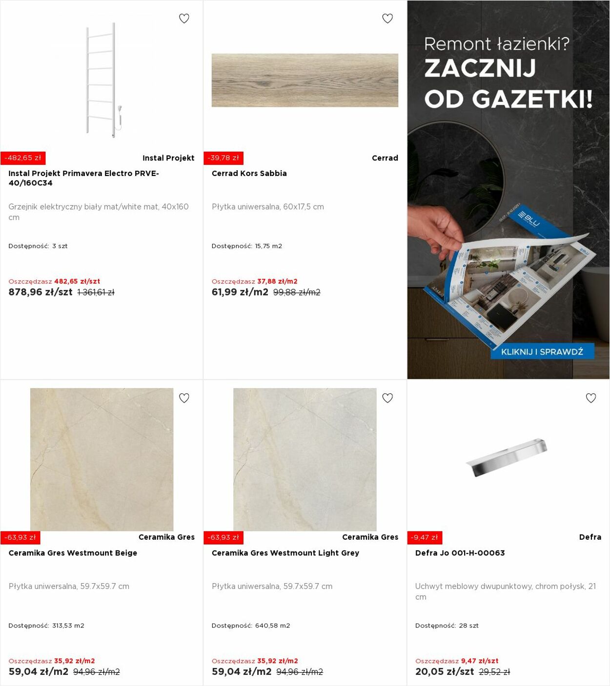 Gazetka Blu Salony Łazienek 15.09.2025 - 21.09.2025