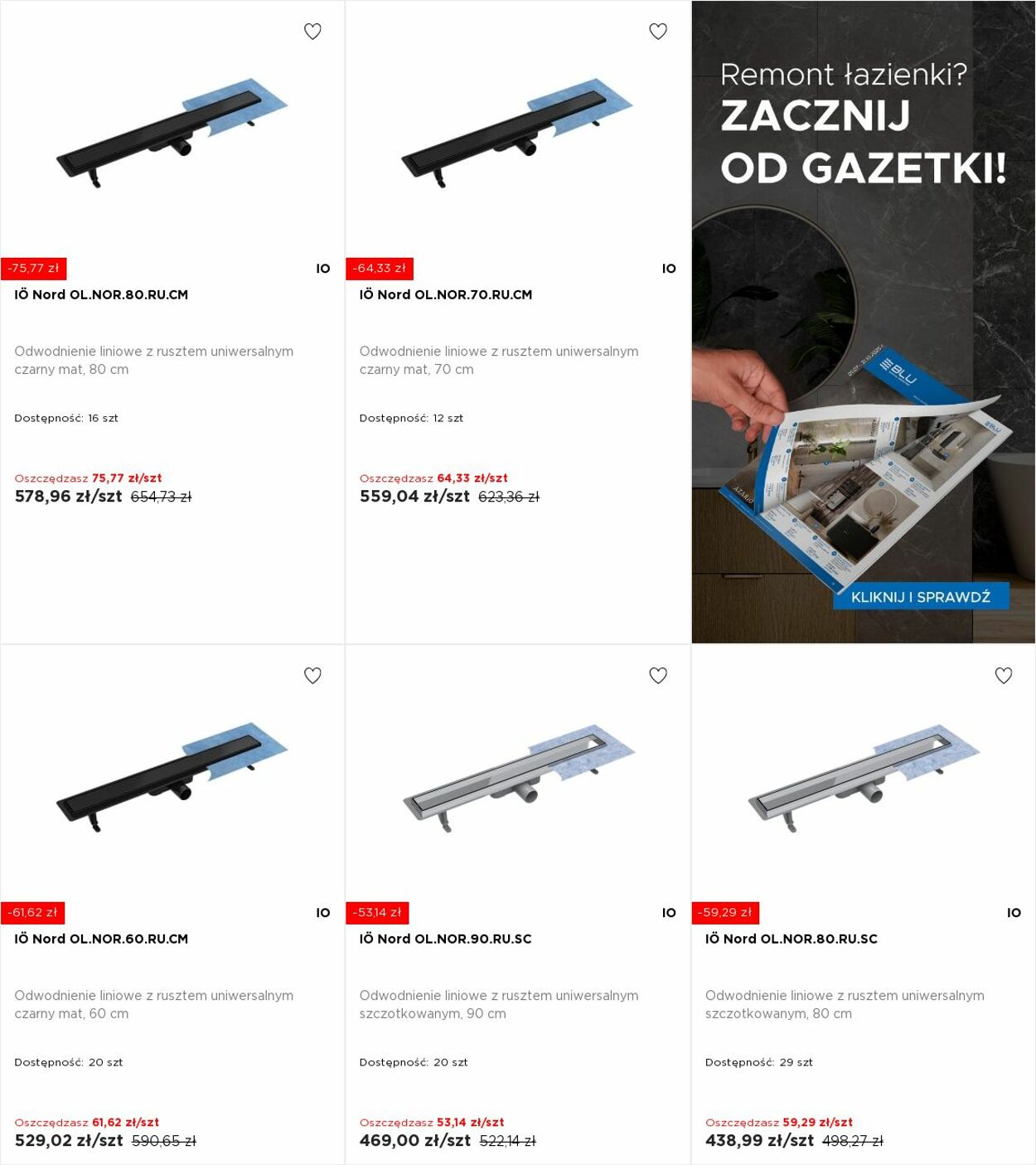 Gazetka Blu Salony Łazienek 15.09.2025 - 21.09.2025