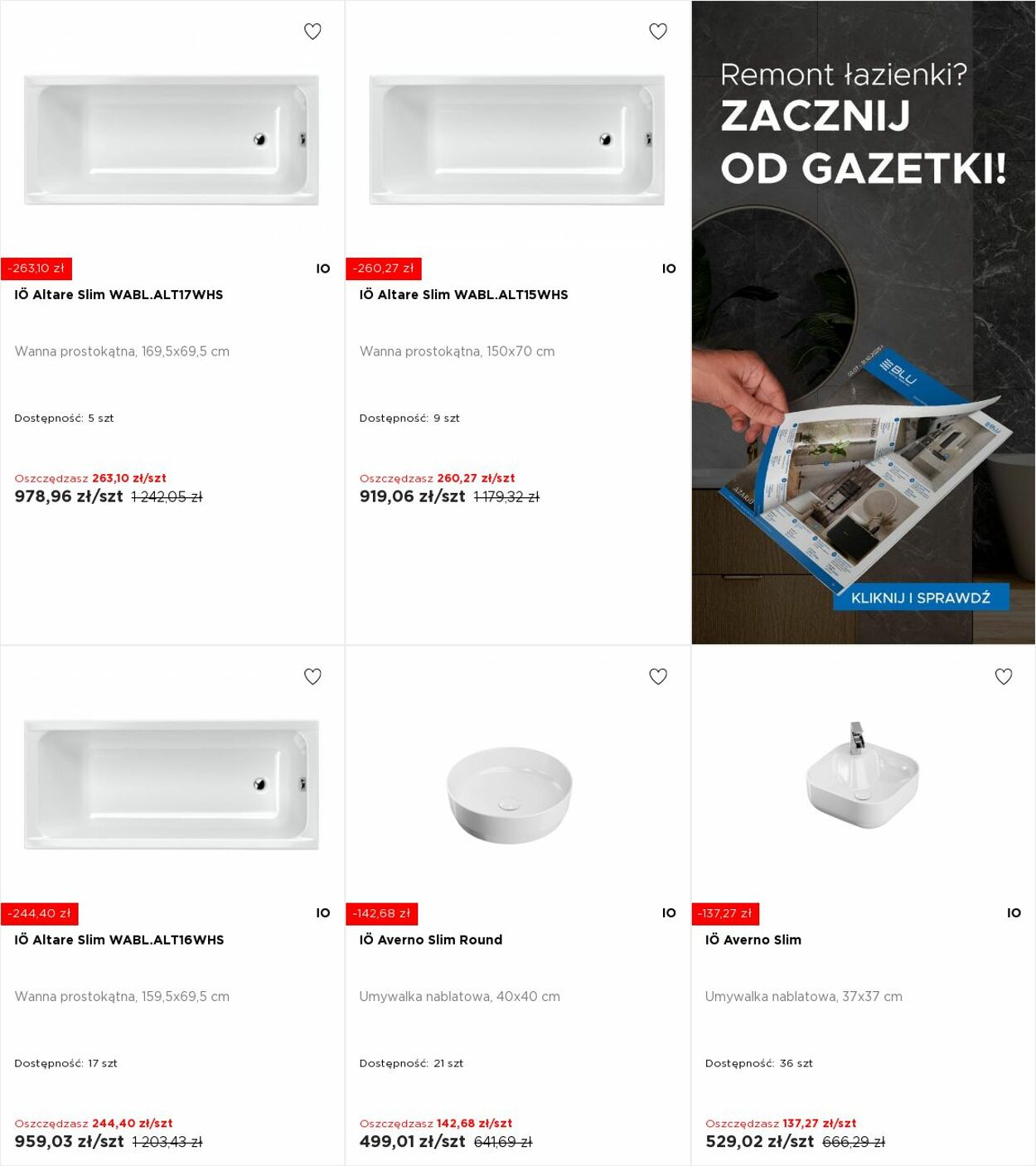 Gazetka Blu Salony Łazienek 15.09.2025 - 21.09.2025