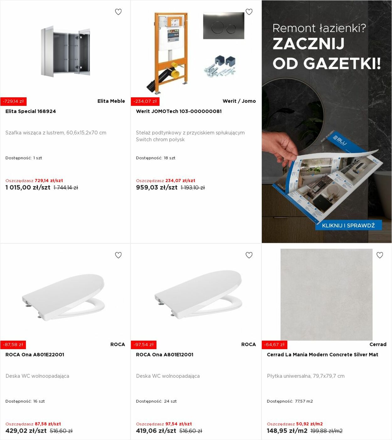 Gazetka Blu Salony Łazienek 15.09.2025 - 21.09.2025