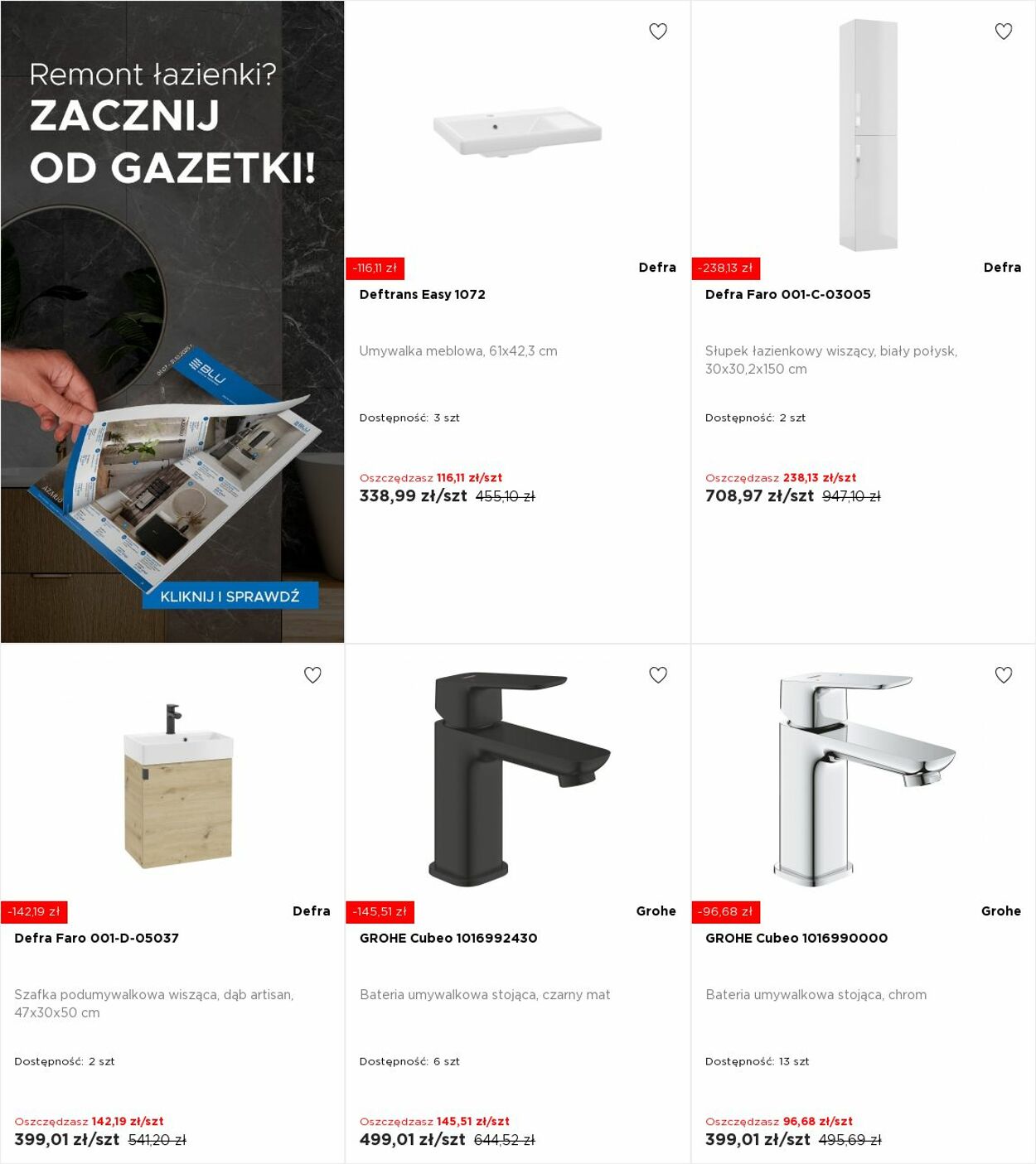 Gazetka Blu Salony Łazienek 15.09.2025 - 21.09.2025