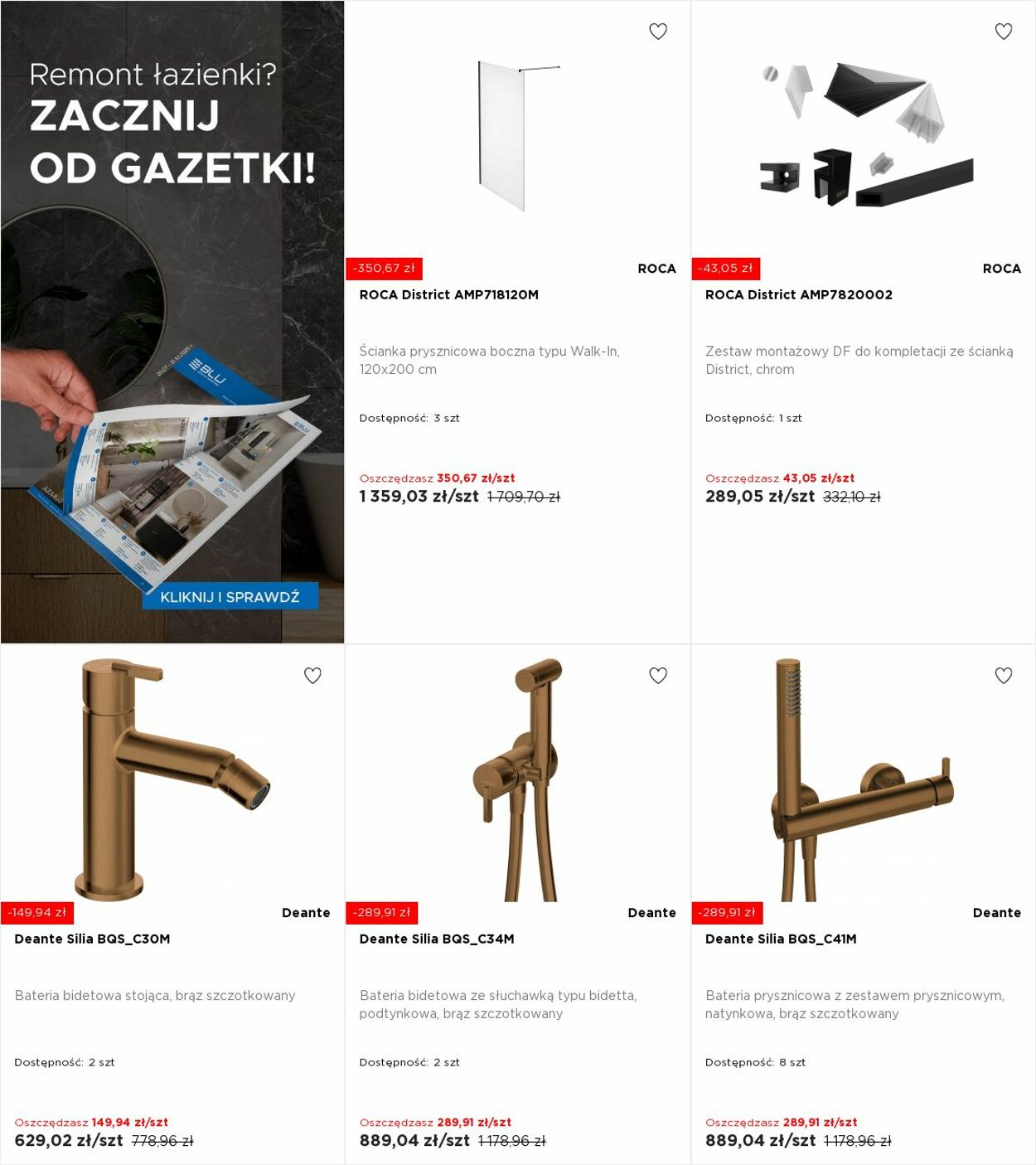 Gazetka Blu Salony Łazienek 15.09.2025 - 21.09.2025