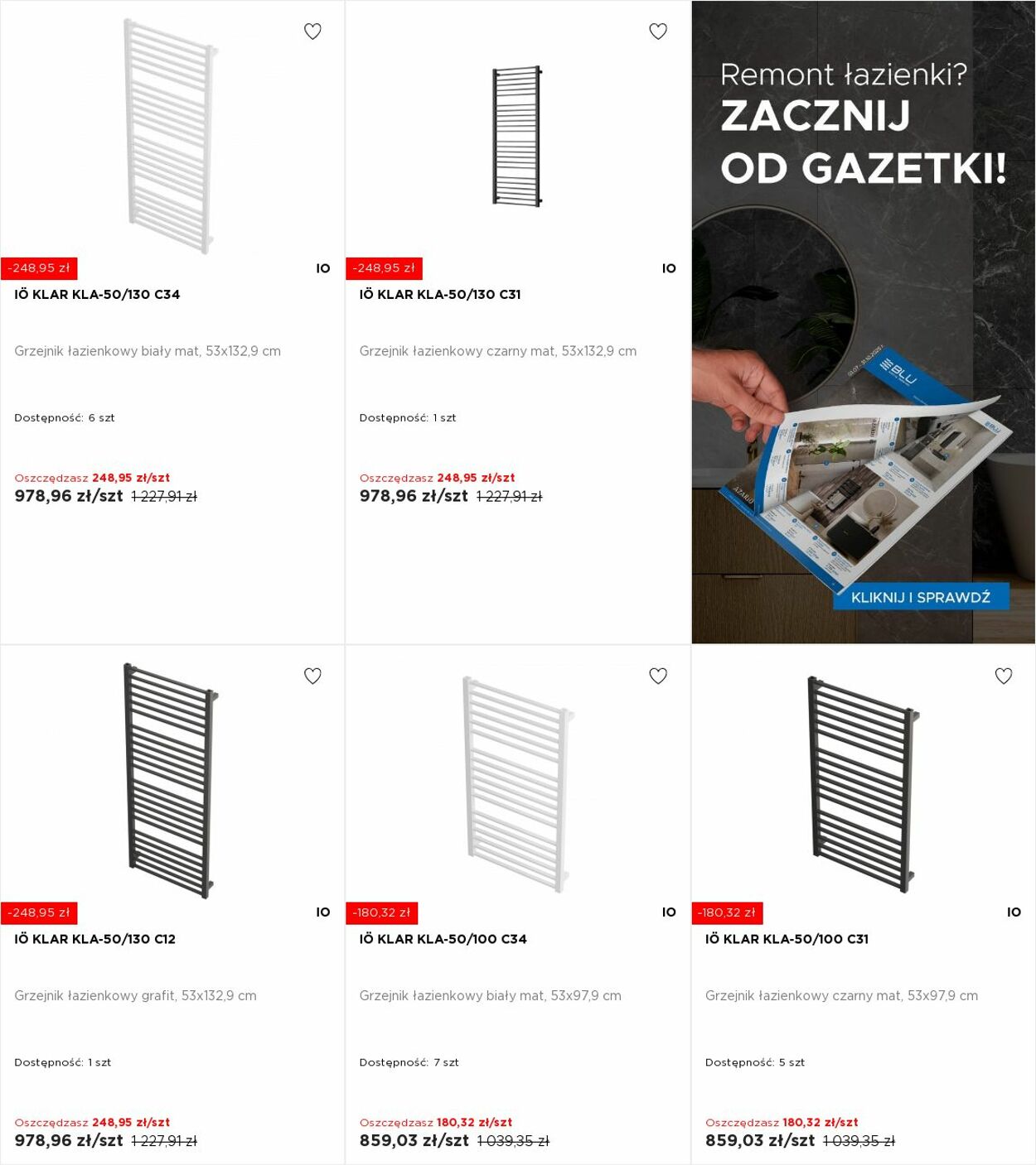Gazetka Blu Salony Łazienek 15.09.2025 - 21.09.2025