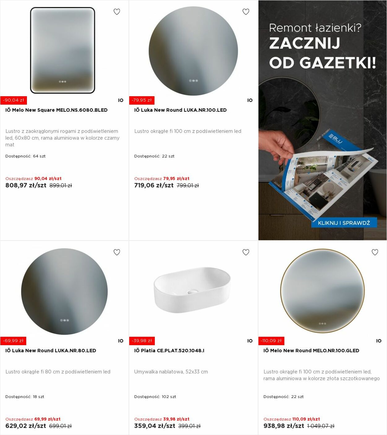 Gazetka Blu Salony Łazienek 15.09.2025 - 21.09.2025