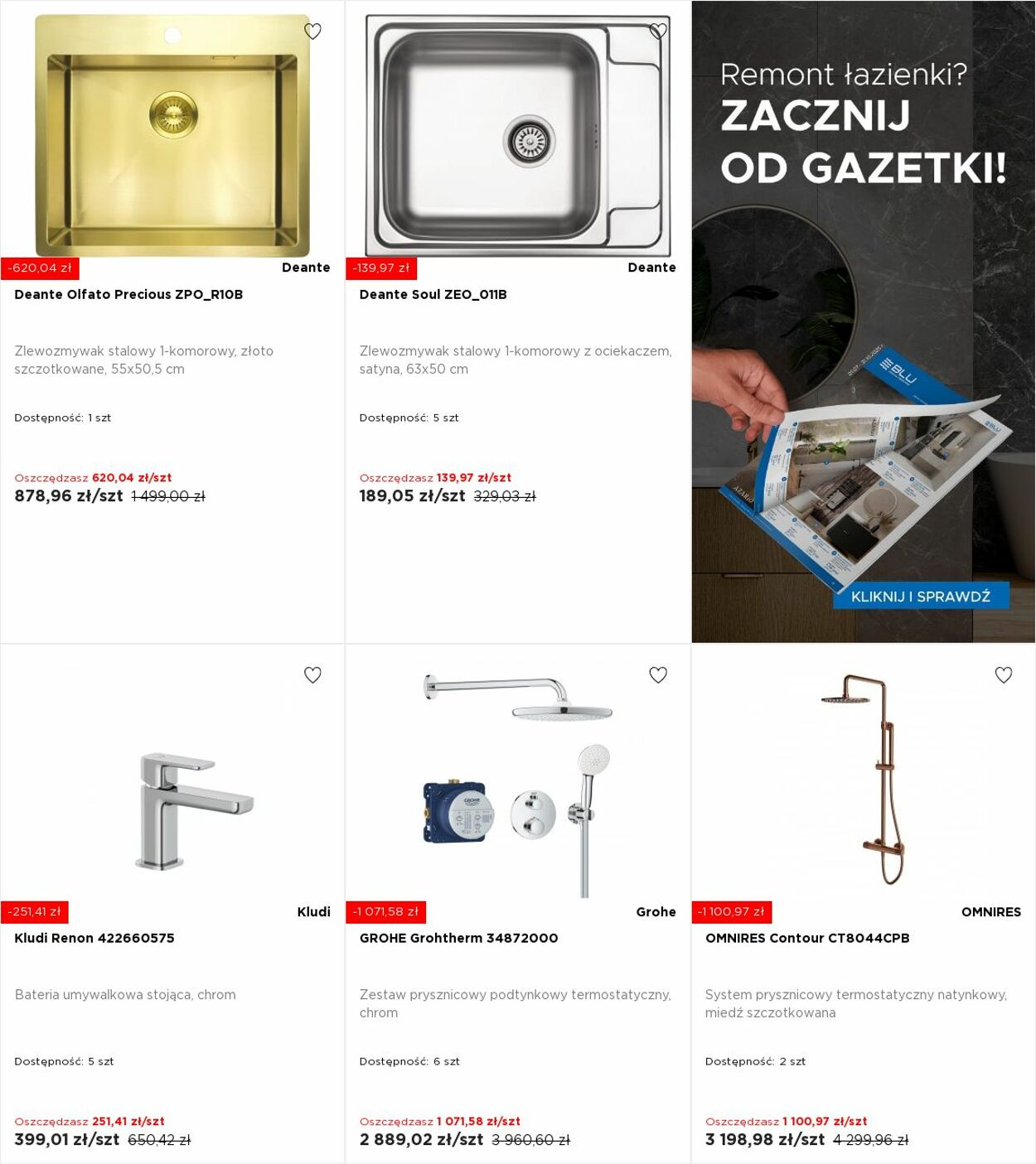 Gazetka Blu Salony Łazienek 15.09.2025 - 21.09.2025