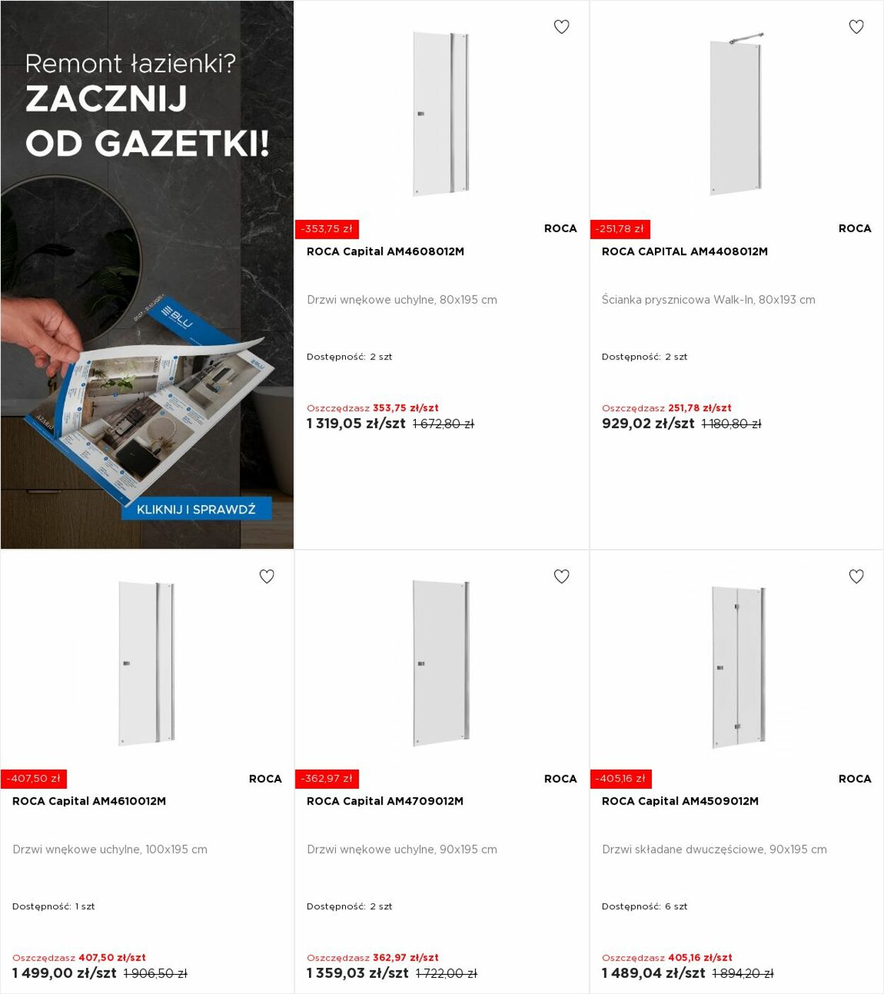 Gazetka Blu Salony Łazienek 15.09.2025 - 21.09.2025