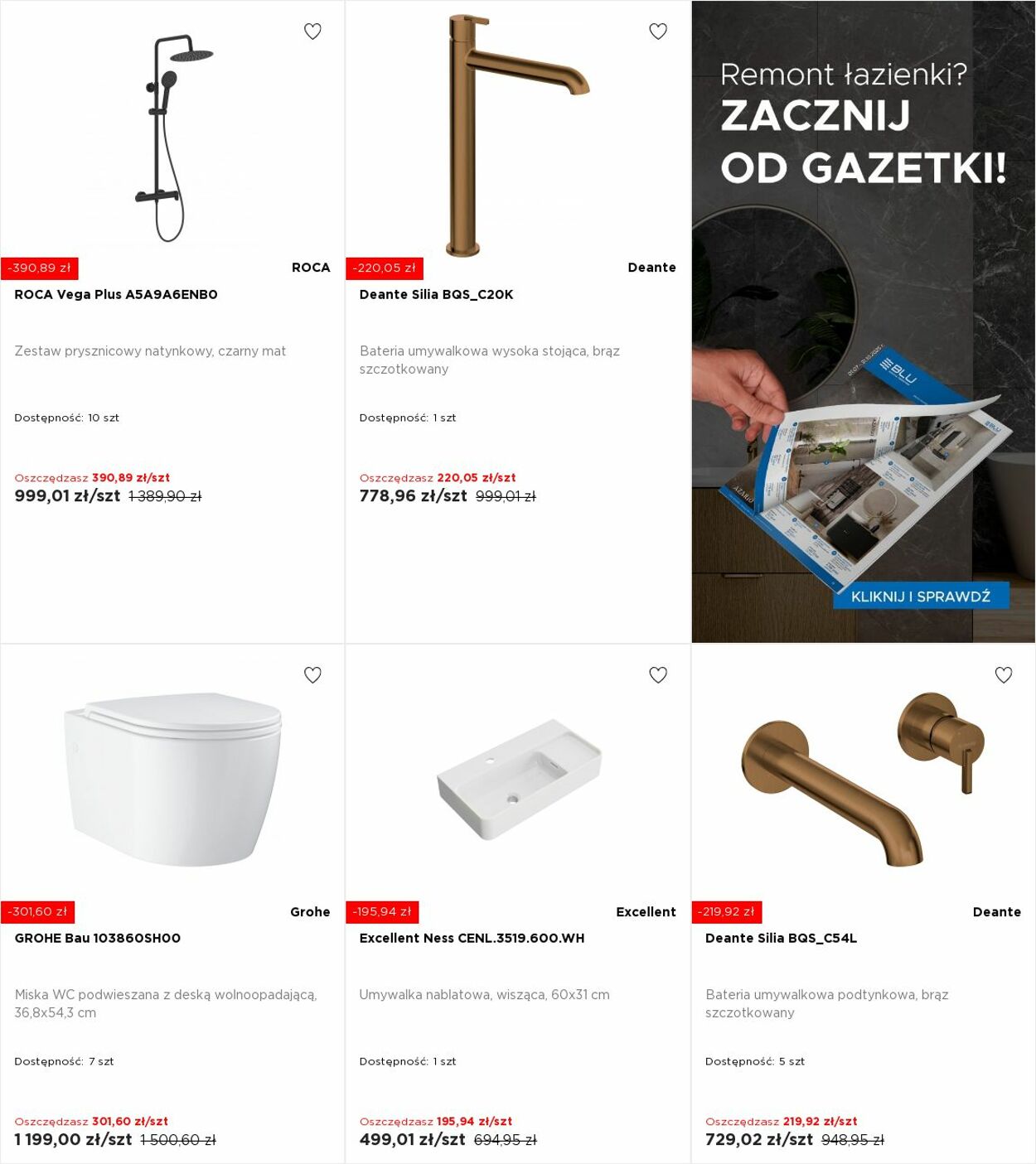 Gazetka Blu Salony Łazienek 15.09.2025 - 21.09.2025
