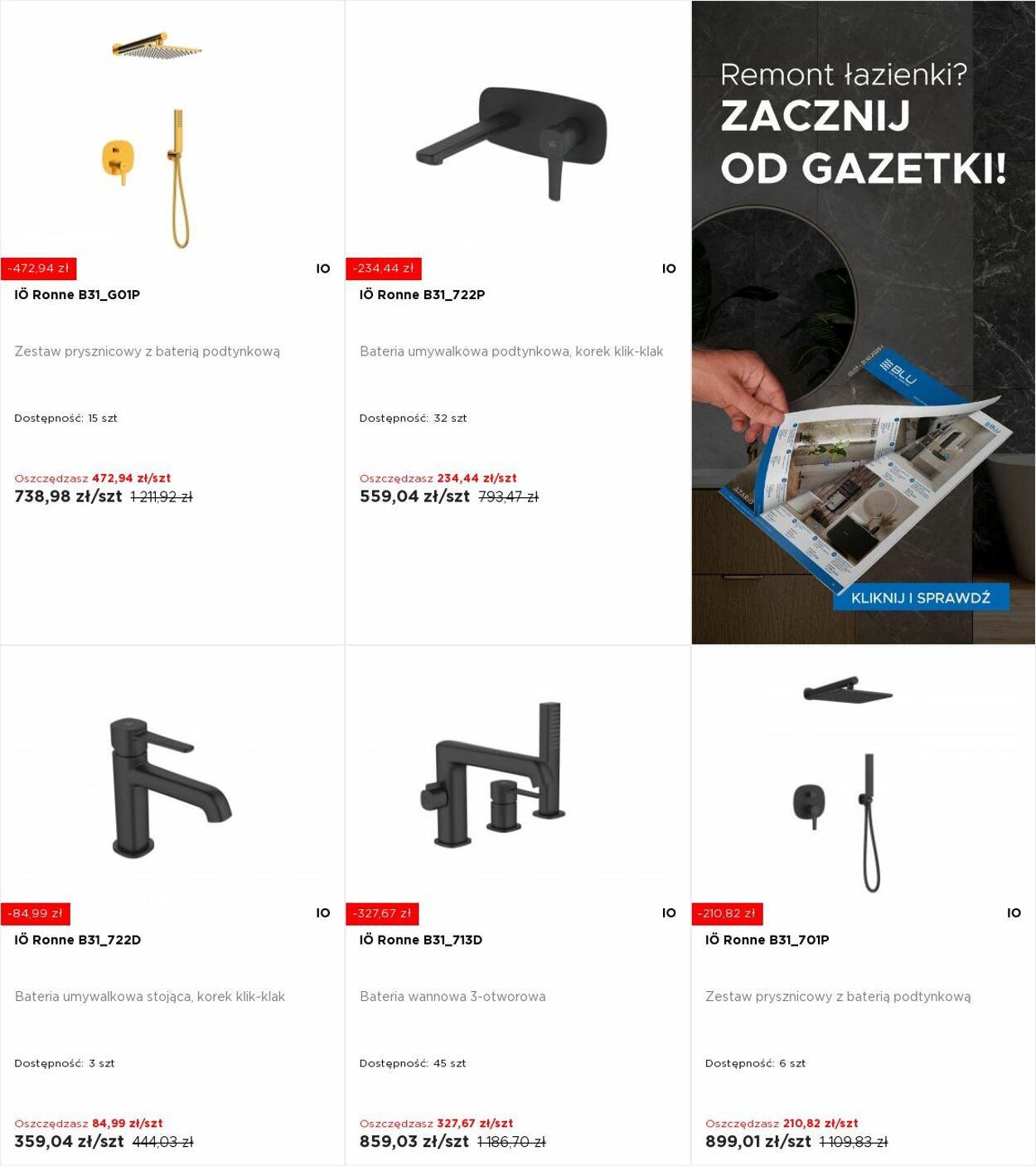 Gazetka Blu Salony Łazienek 04.08.2025 - 10.08.2025