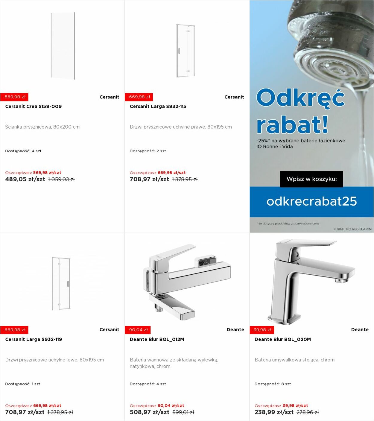 Gazetka Blu Salony Łazienek 04.08.2025 - 10.08.2025