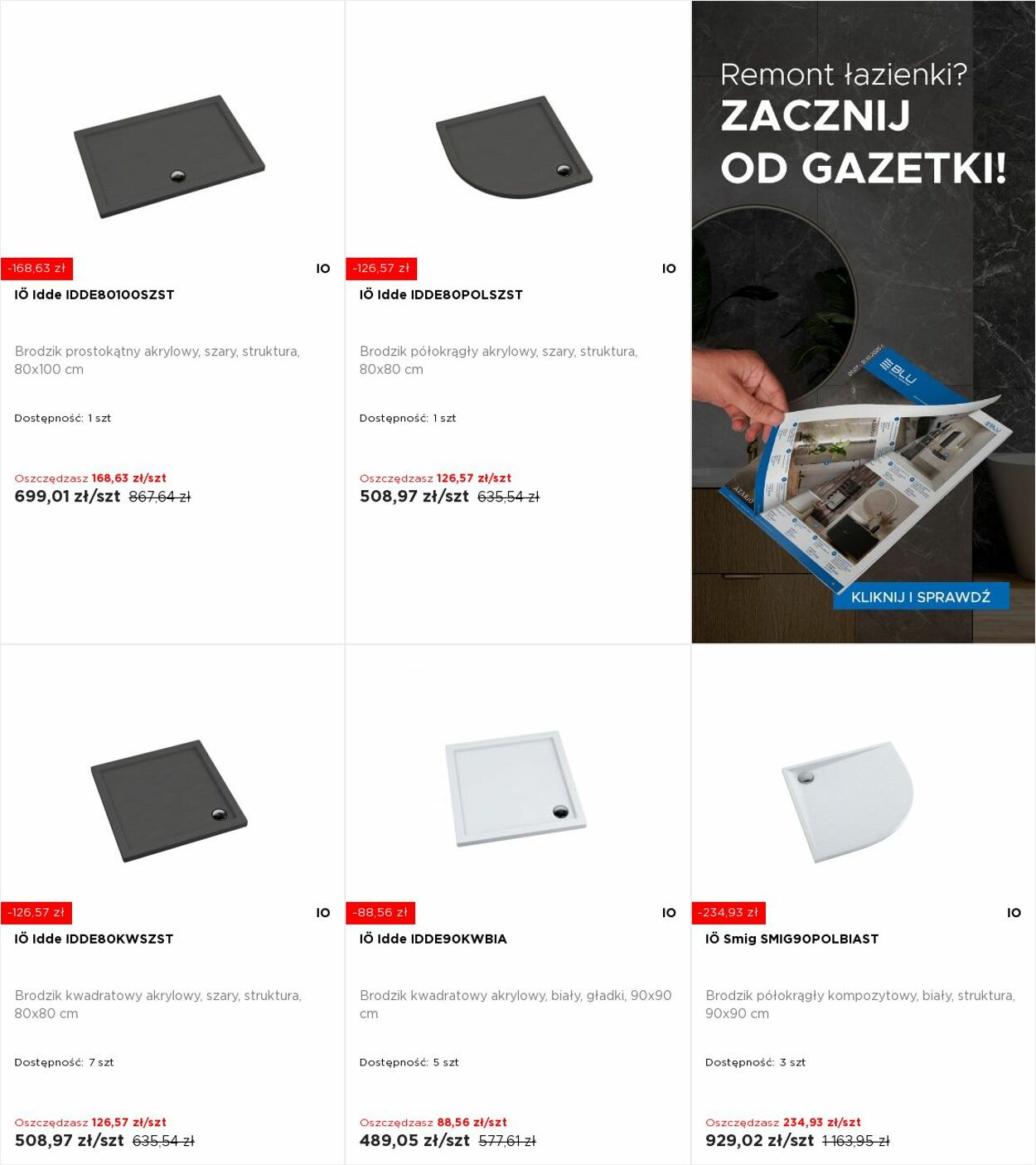 Gazetka Blu Salony Łazienek 04.08.2025 - 10.08.2025