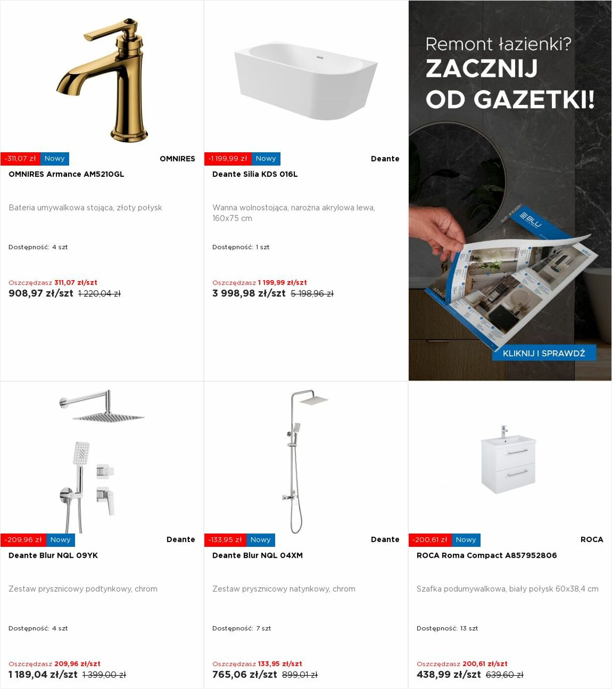 Gazetka Blu Salony Łazienek 04.08.2025 - 10.08.2025