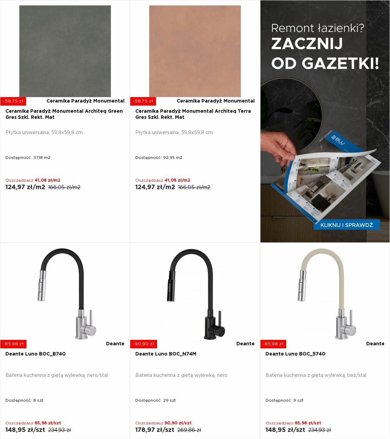 Gazetka Blu Salony Łazienek 04.08.2025 - 10.08.2025