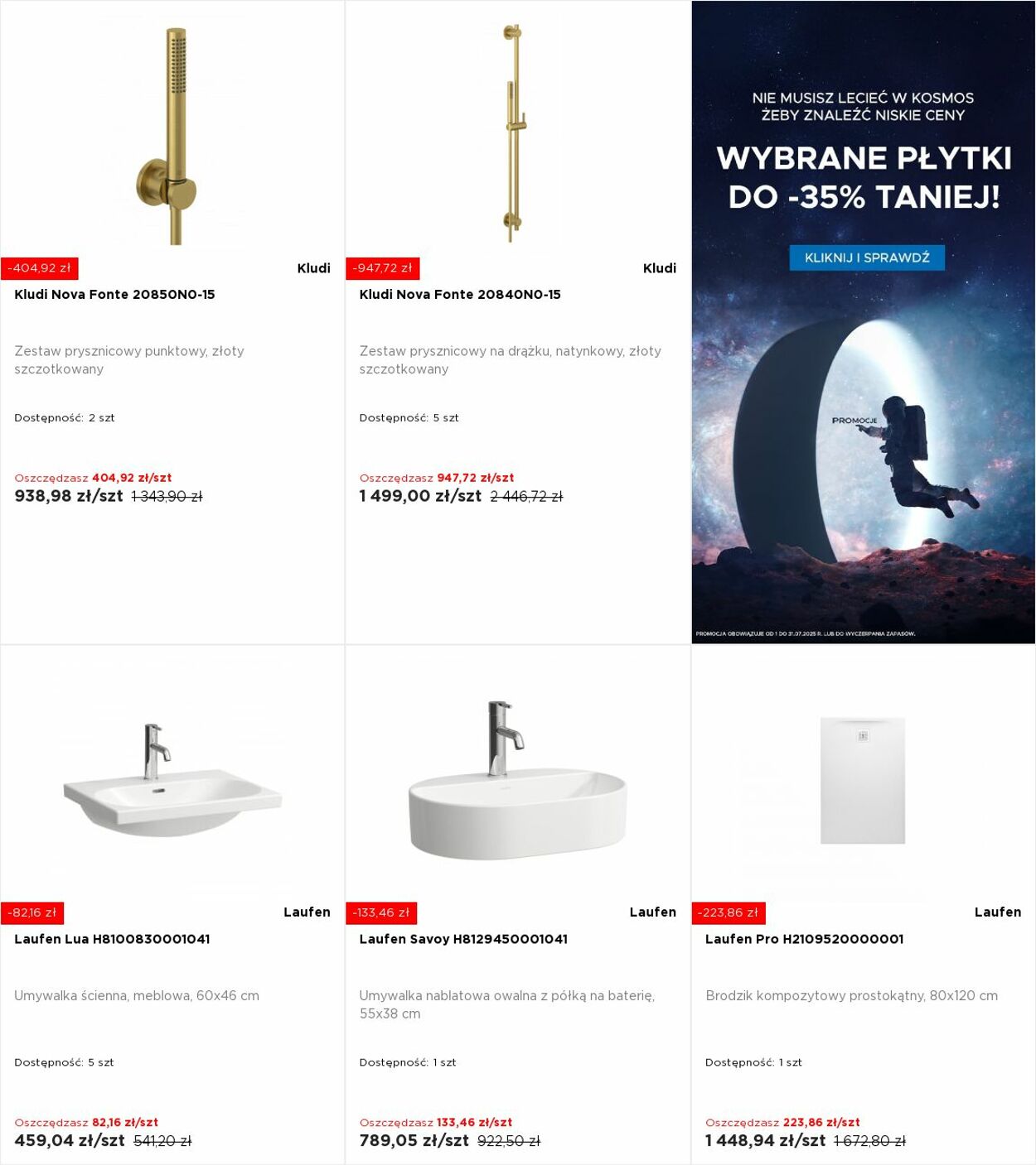 Gazetka Blu Salony Łazienek 04.08.2025 - 10.08.2025