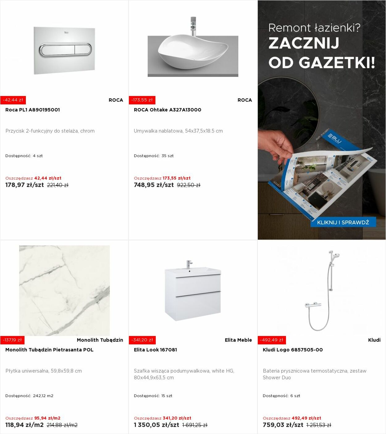 Gazetka Blu Salony Łazienek 04.08.2025 - 10.08.2025