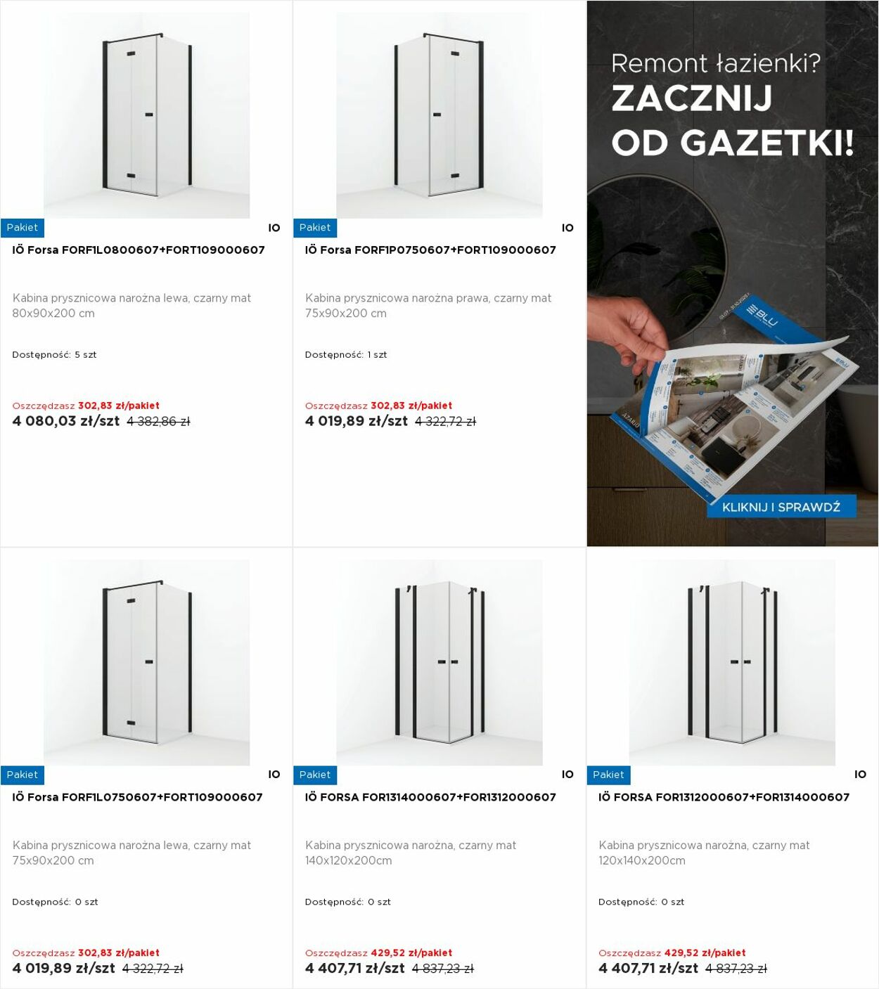 Gazetka Blu Salony Łazienek 04.08.2025 - 10.08.2025