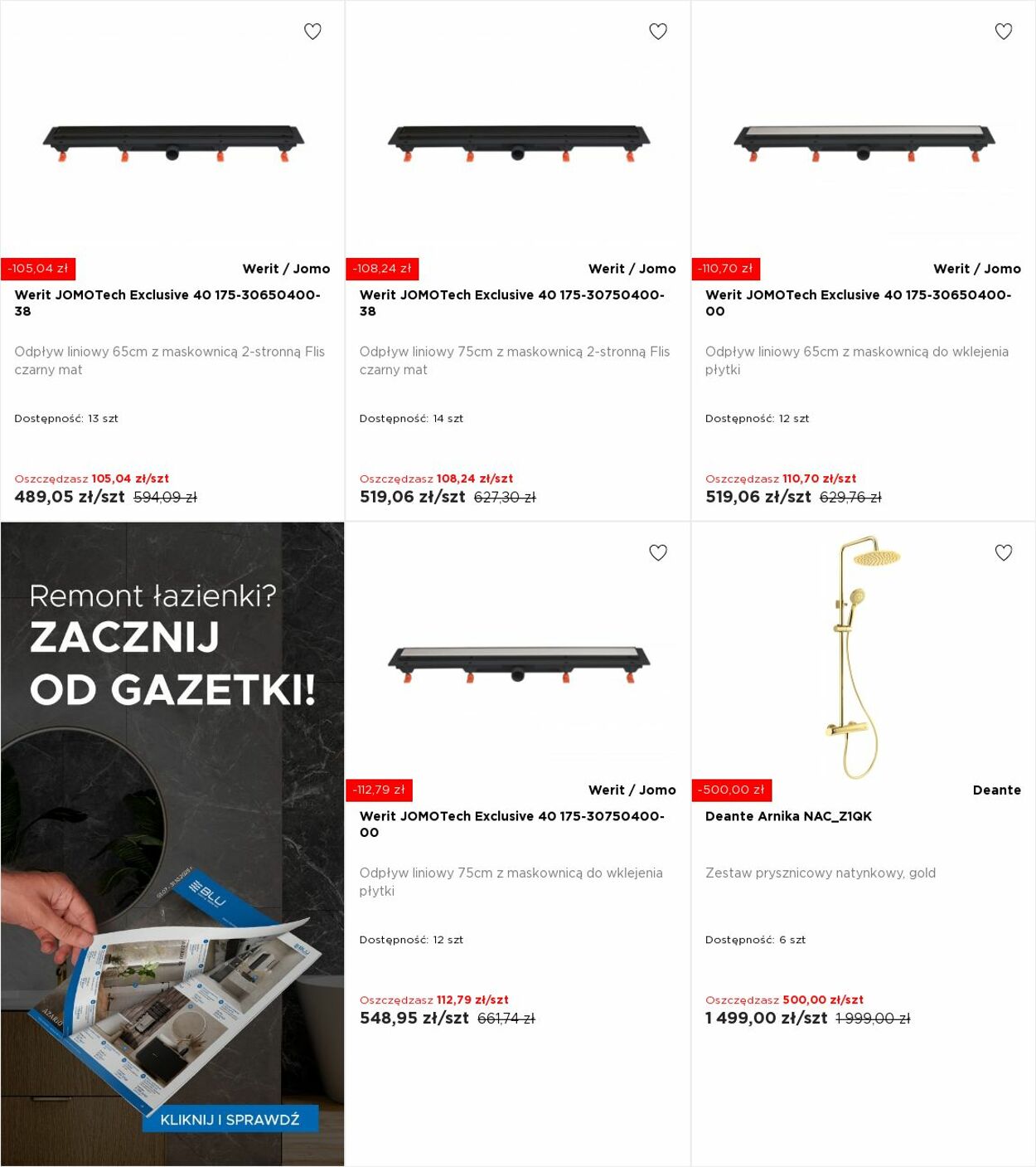 Gazetka Blu Salony Łazienek 20.10.2025 - 26.10.2025