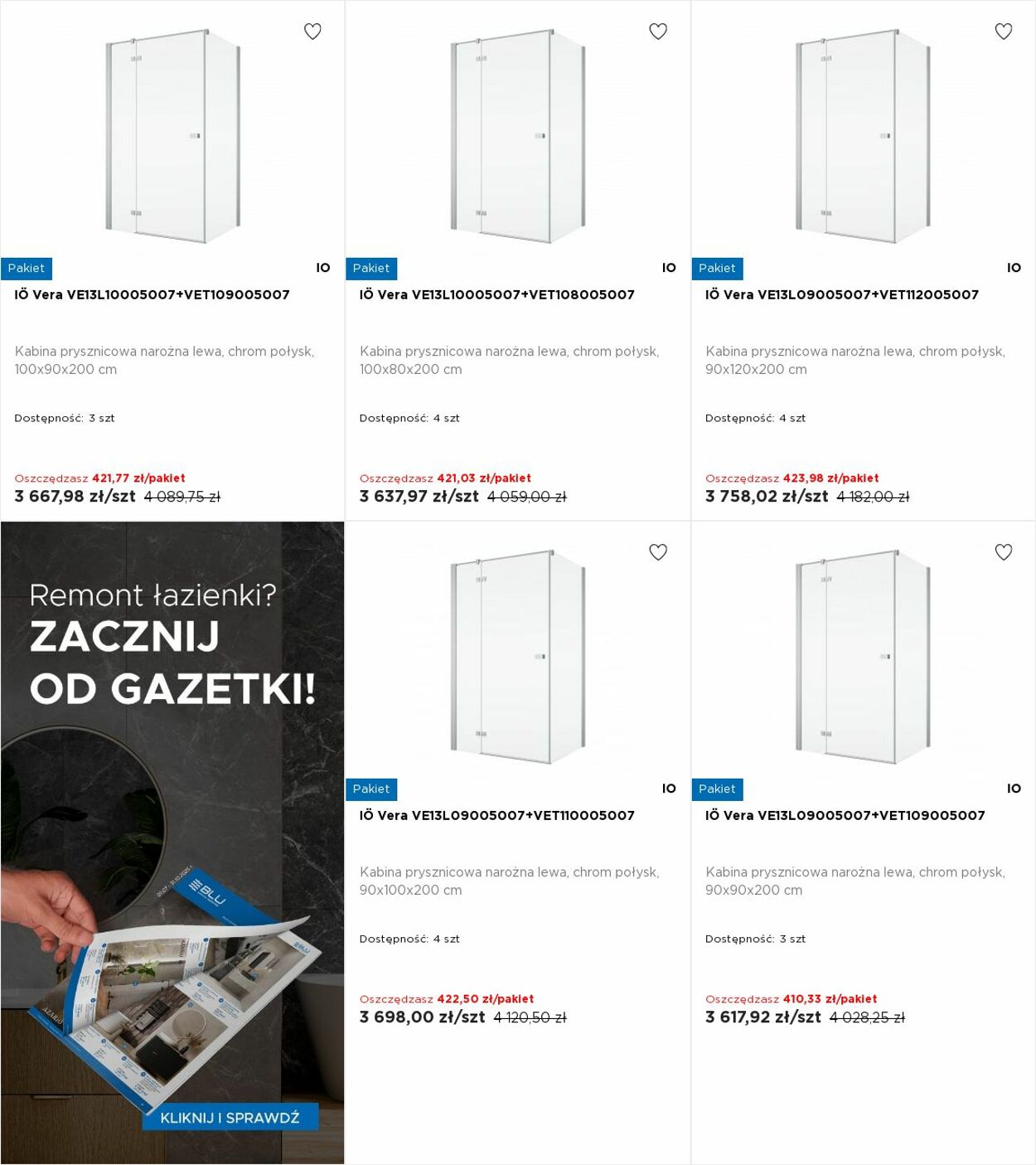 Gazetka Blu Salony Łazienek 20.10.2025 - 26.10.2025