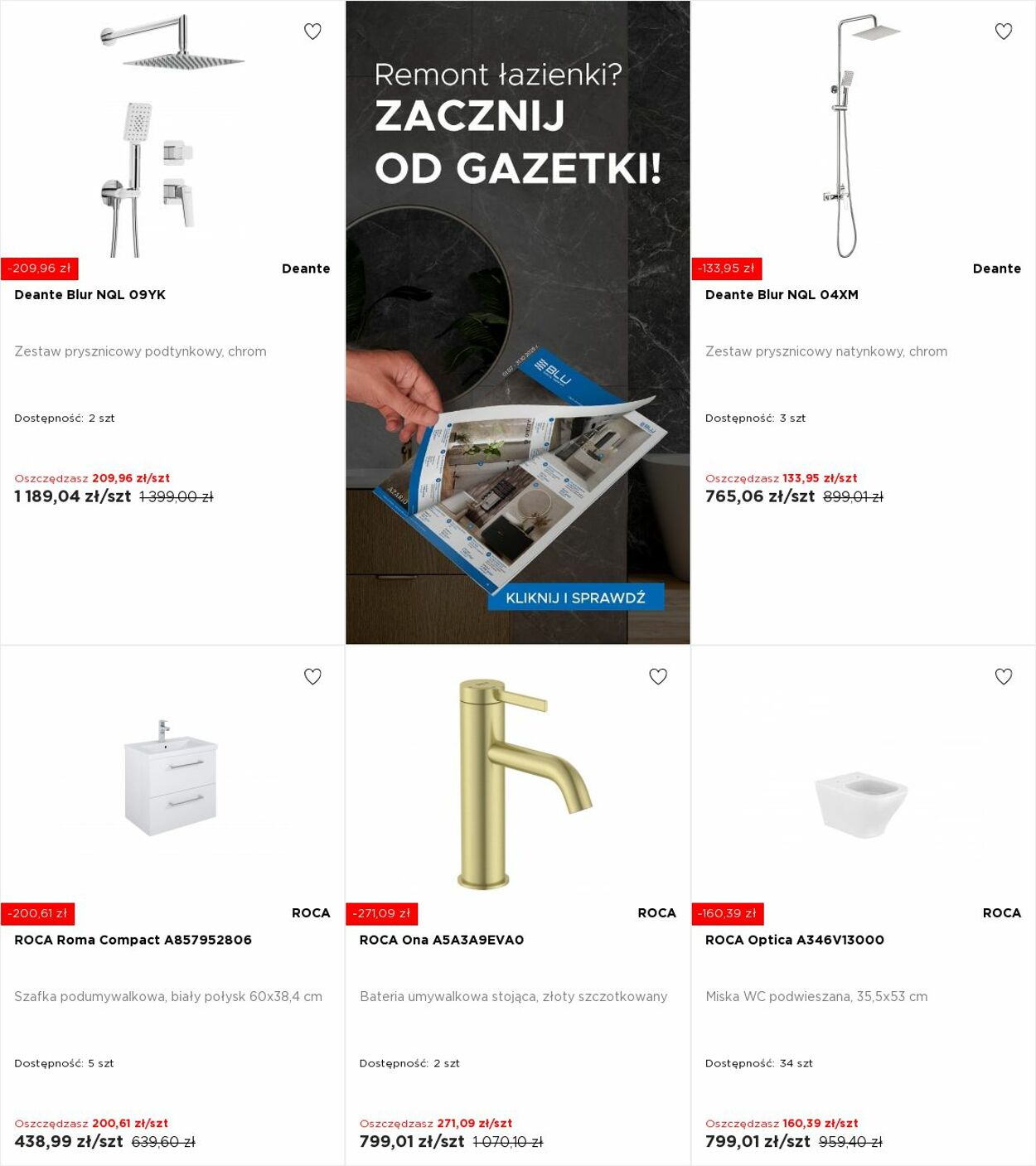 Gazetka Blu Salony Łazienek 20.10.2025 - 26.10.2025