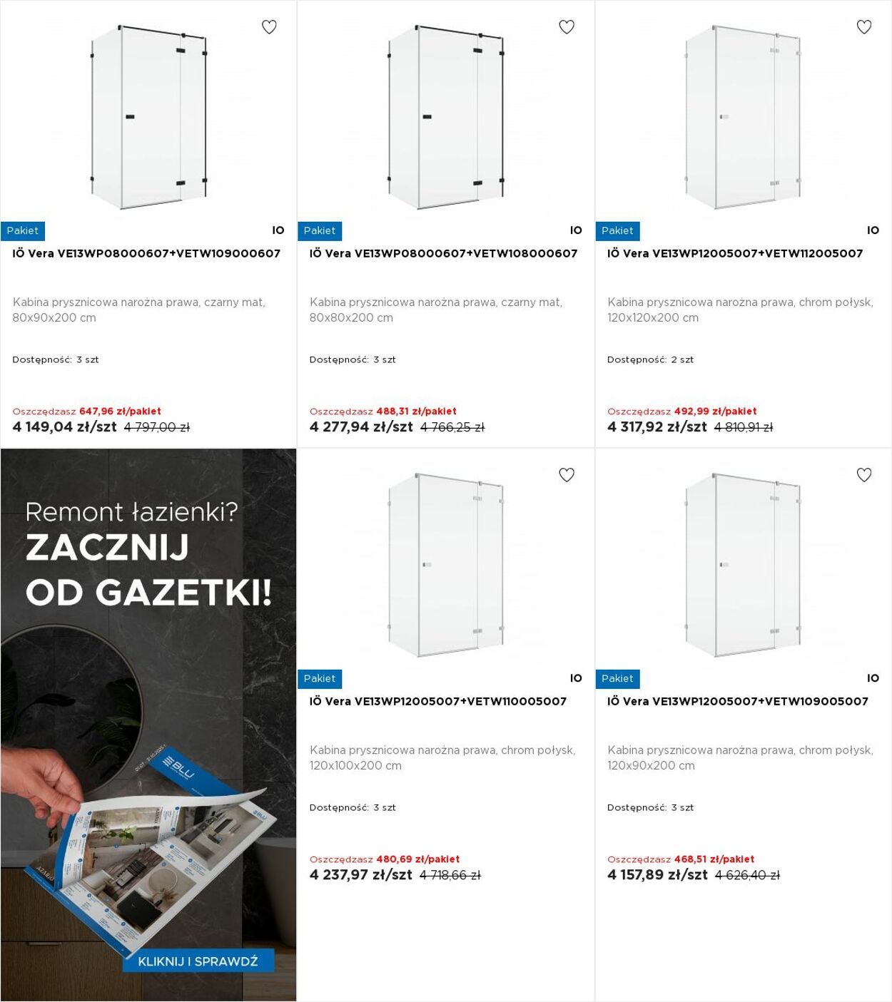 Gazetka Blu Salony Łazienek 20.10.2025 - 26.10.2025