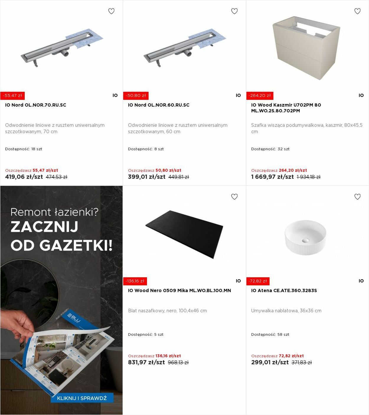 Gazetka Blu Salony Łazienek 20.10.2025 - 26.10.2025