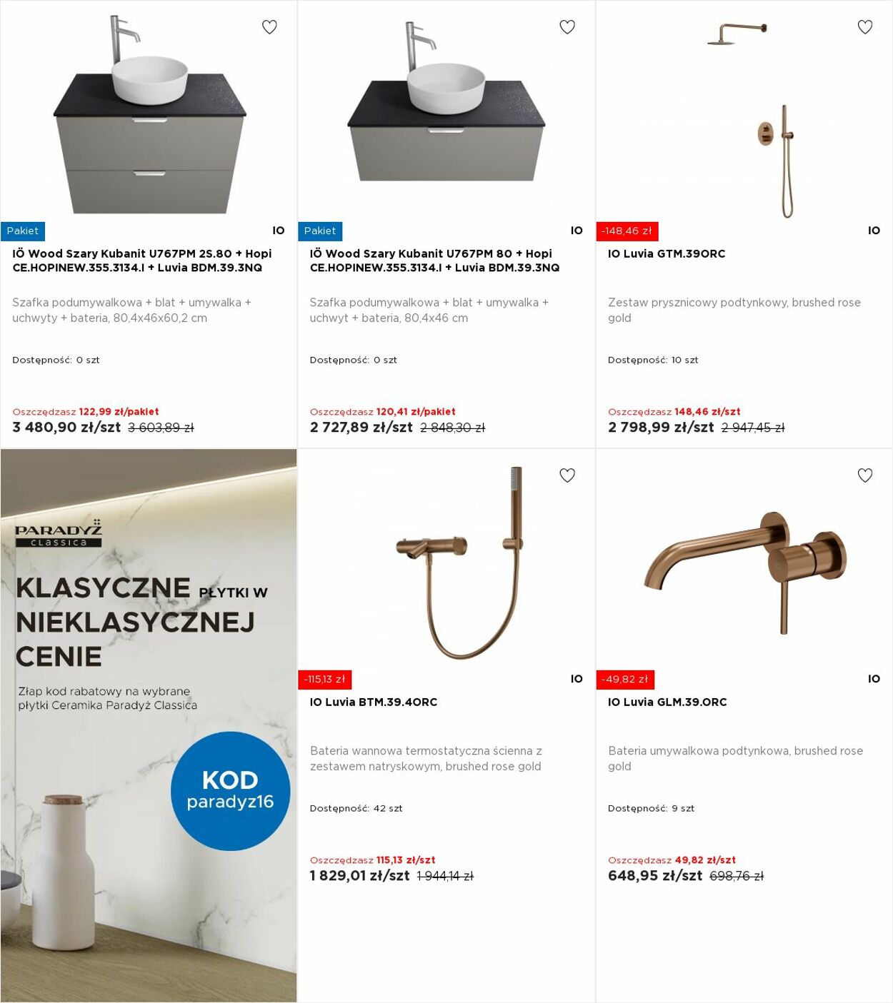 Gazetka Blu Salony Łazienek 20.10.2025 - 26.10.2025