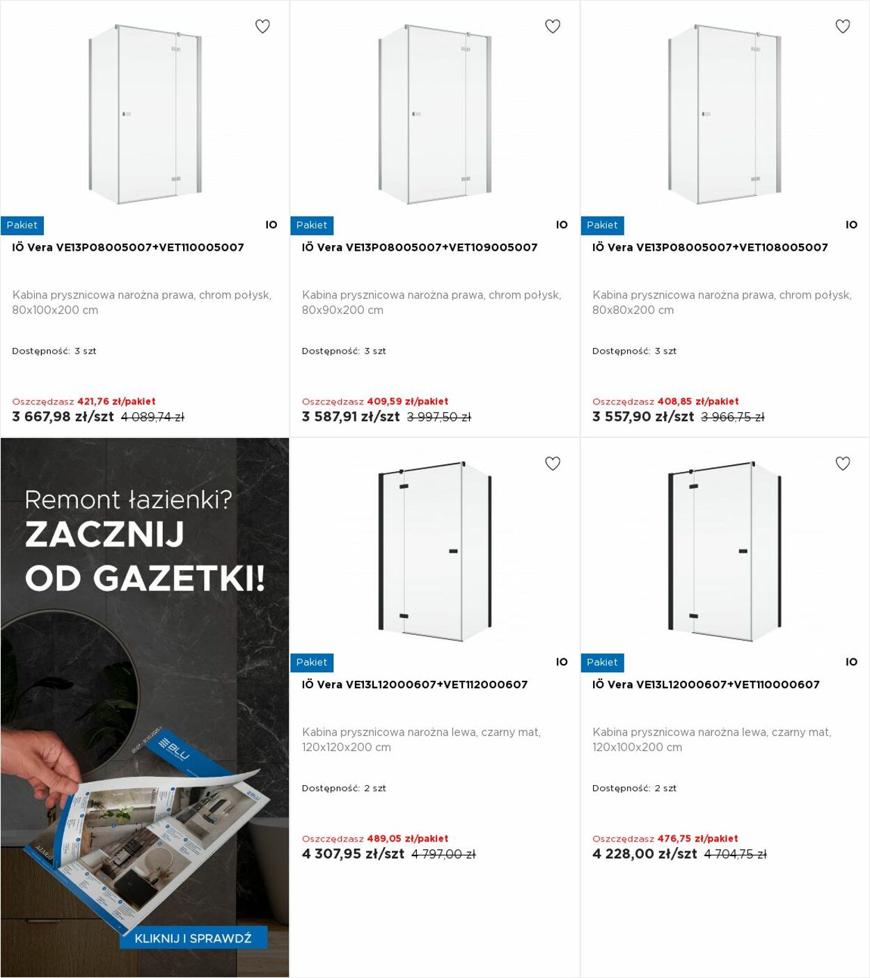 Gazetka Blu Salony Łazienek 20.10.2025 - 26.10.2025