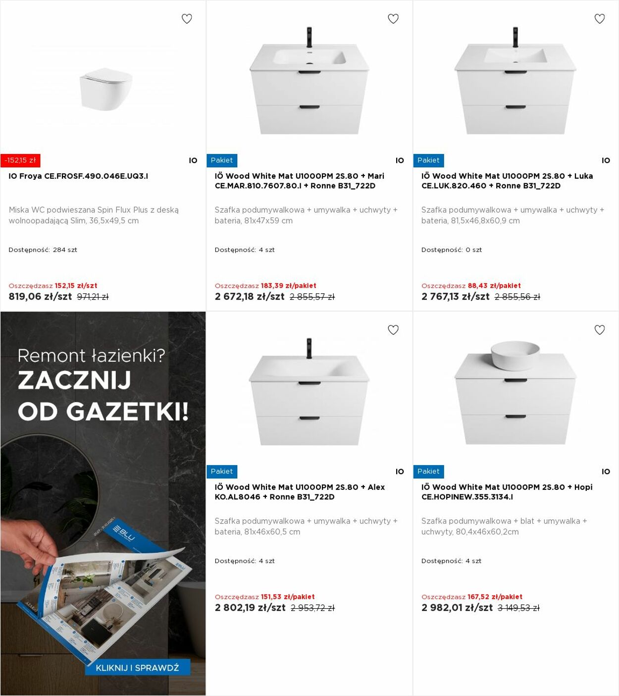Gazetka Blu Salony Łazienek 20.10.2025 - 26.10.2025