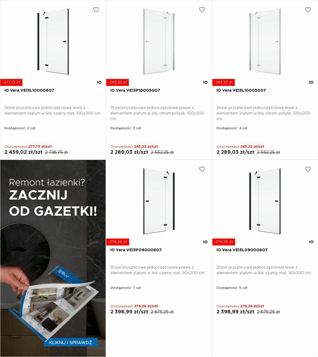 Gazetka Blu Salony Łazienek 20.10.2025 - 26.10.2025