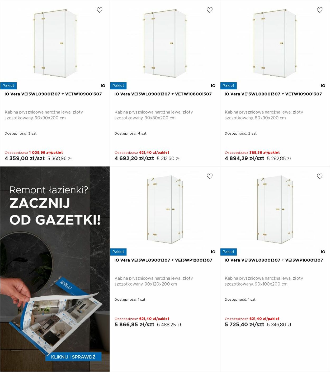 Gazetka Blu Salony Łazienek 20.10.2025 - 26.10.2025