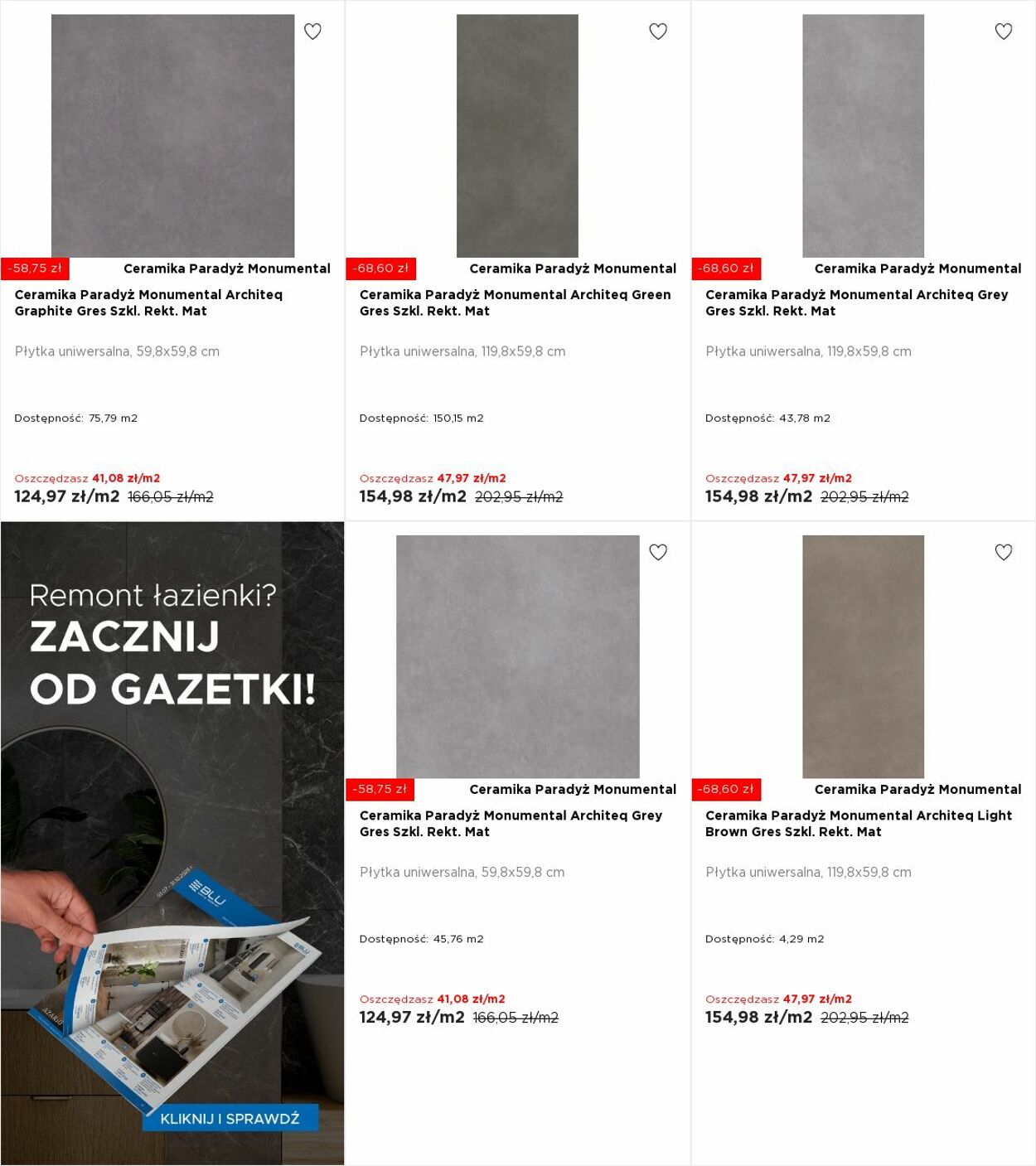 Gazetka Blu Salony Łazienek 20.10.2025 - 26.10.2025