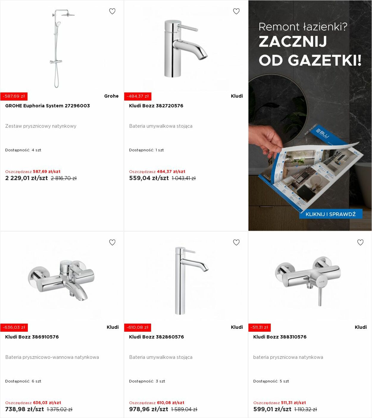 Gazetka Blu Salony Łazienek 27.10.2025 - 02.11.2025