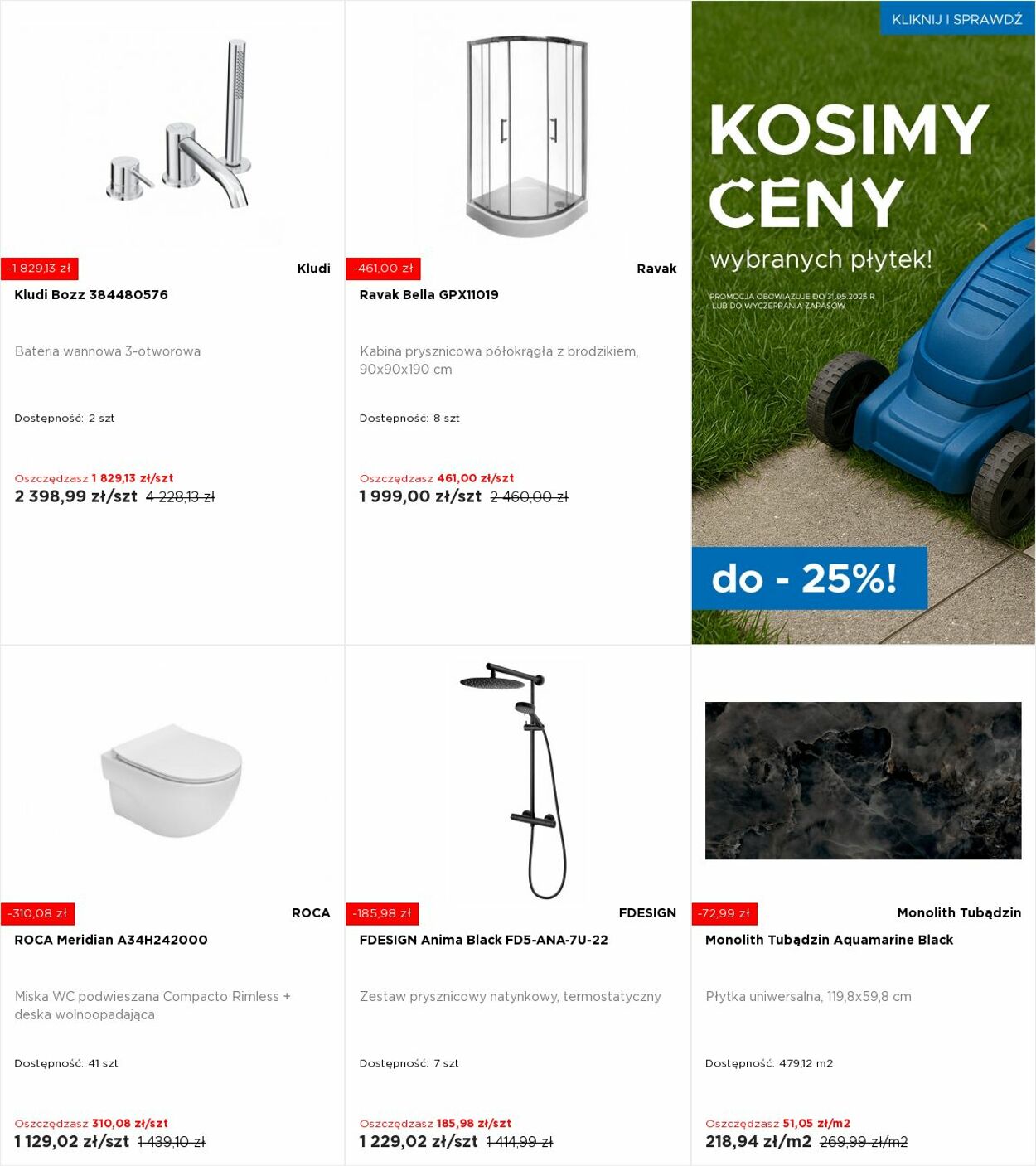 Gazetka Blu Salony Łazienek 26.05.2025 - 01.06.2025