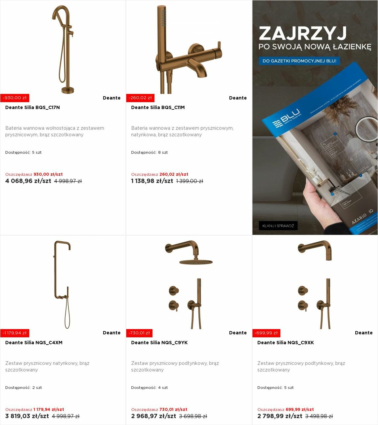 Gazetka Blu Salony Łazienek 26.05.2025 - 01.06.2025